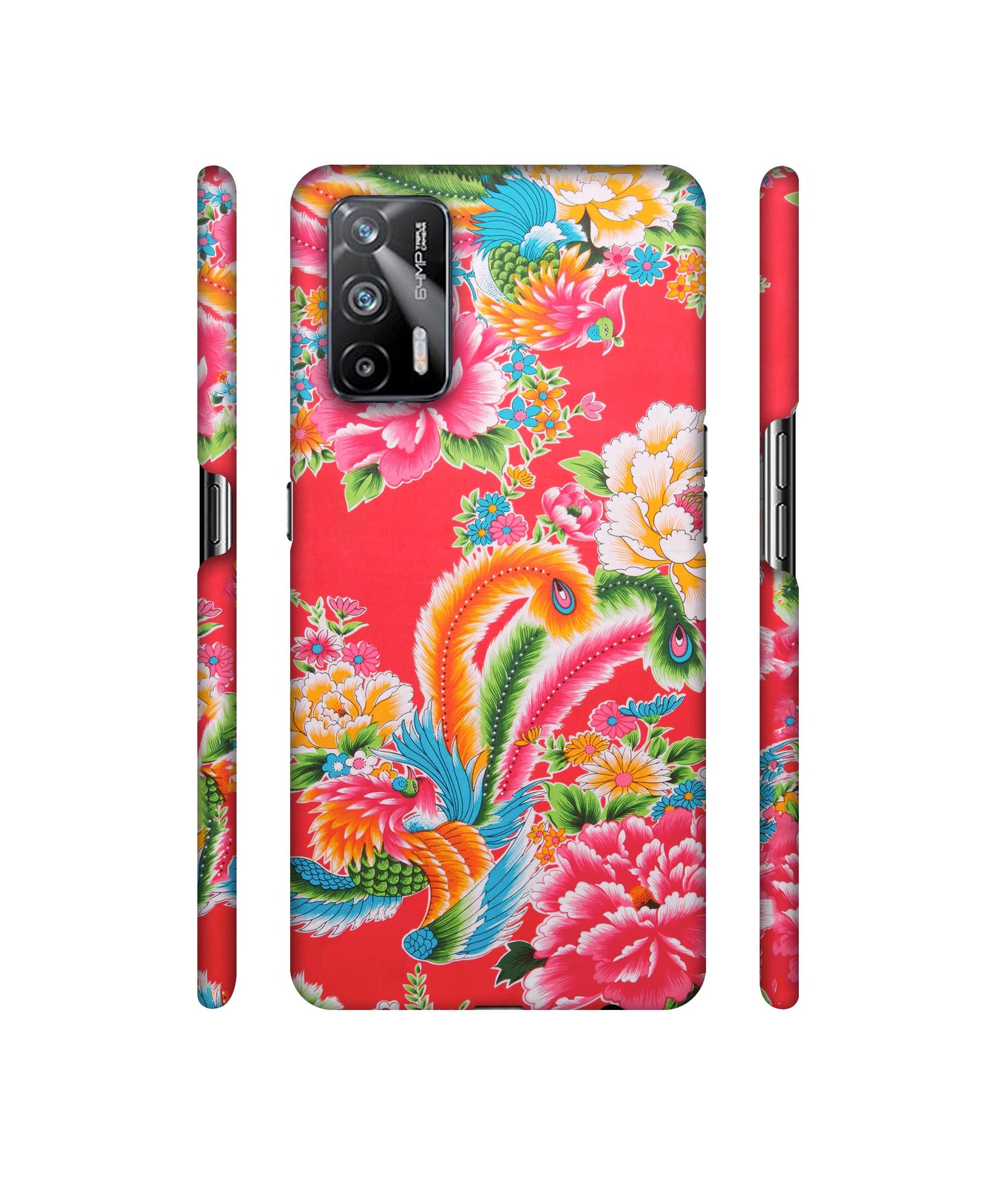 Cute Floral Pattern Print Designer Hard Back Cover for Realme X7 Max 5G / Realme GT 5G
