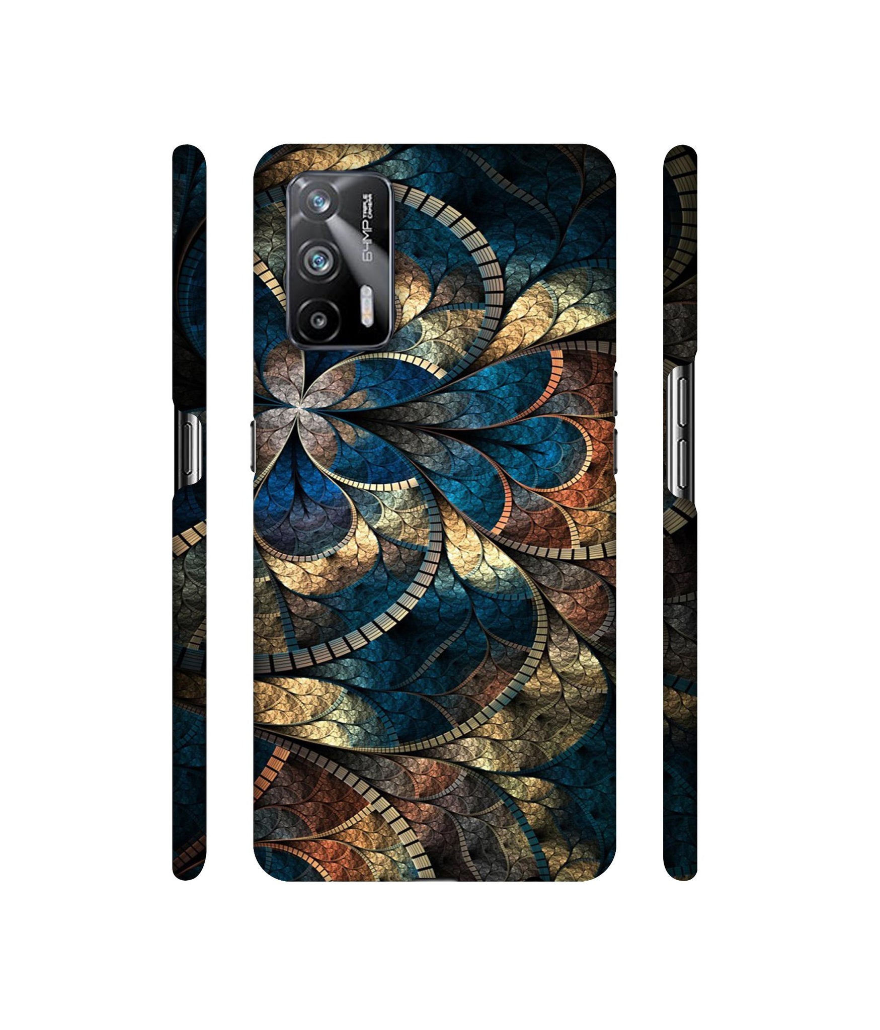 Fractional Pattern Designer Hard Back Cover for Realme X7 Max 5G / Realme GT 5G