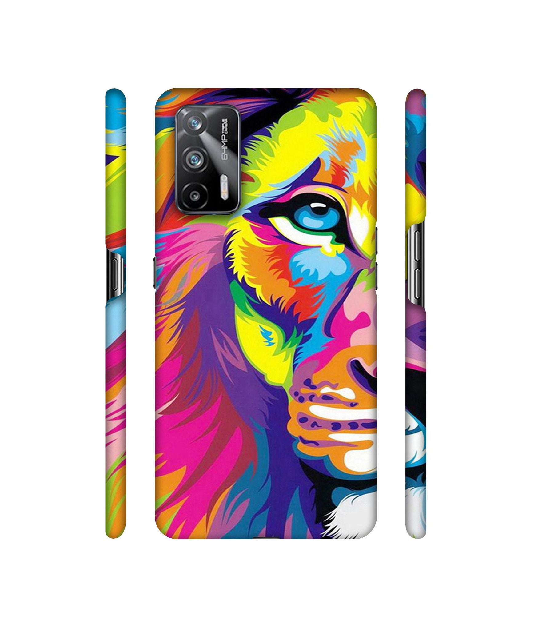 Lion Designer Hard Back Cover for Realme X7 Max 5G / Realme GT 5G