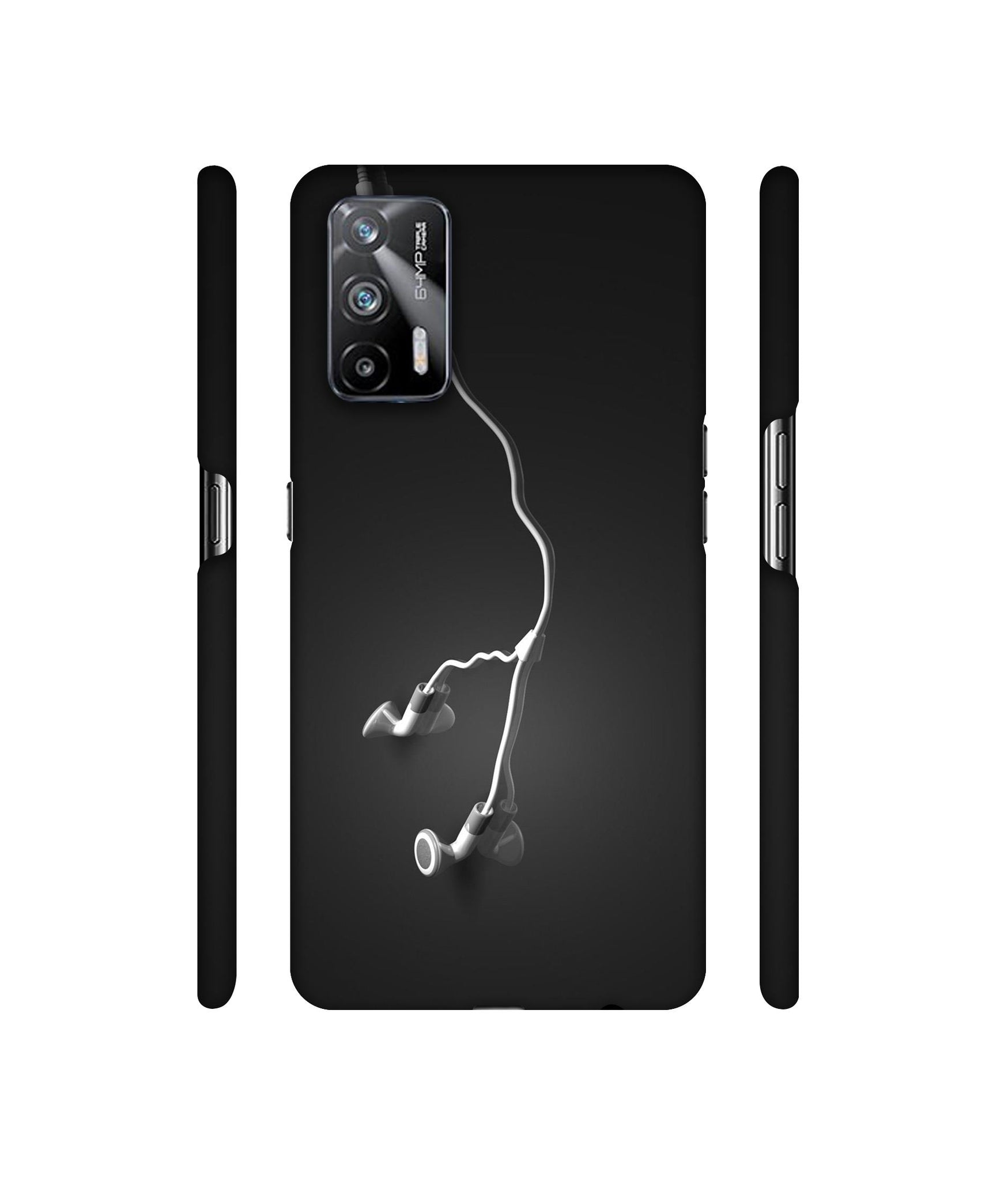 Headphone Designer Hard Back Cover for Realme X7 Max 5G / Realme GT 5G