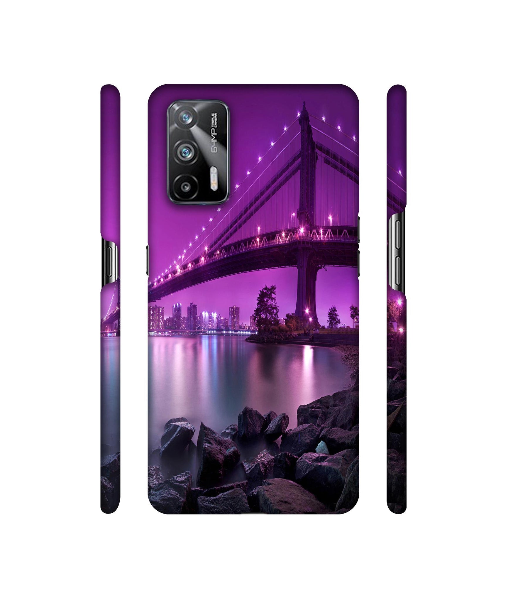 Manhattan Bridge Designer Hard Back Cover for Realme X7 Max 5G / Realme GT 5G