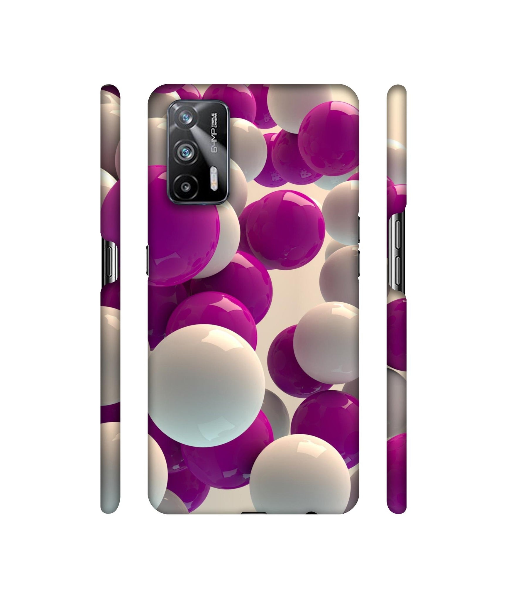 3D Balloons Designer Hard Back Cover for Realme X7 Max 5G / Realme GT 5G