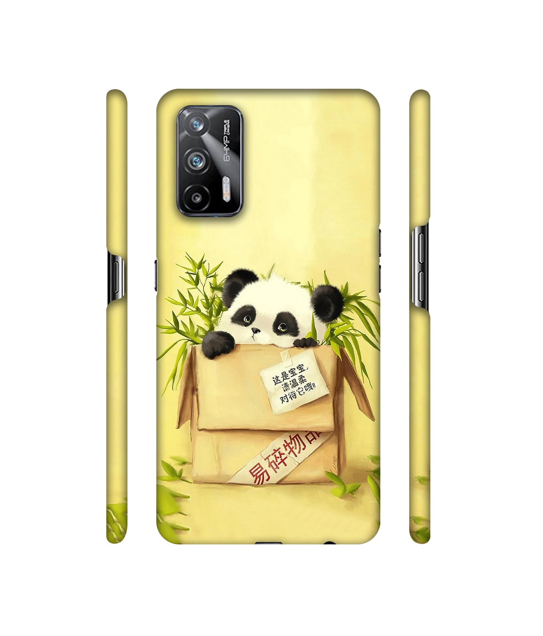 Panda In Box Designer Hard Back Cover for Realme X7 Max 5G / Realme GT 5G
