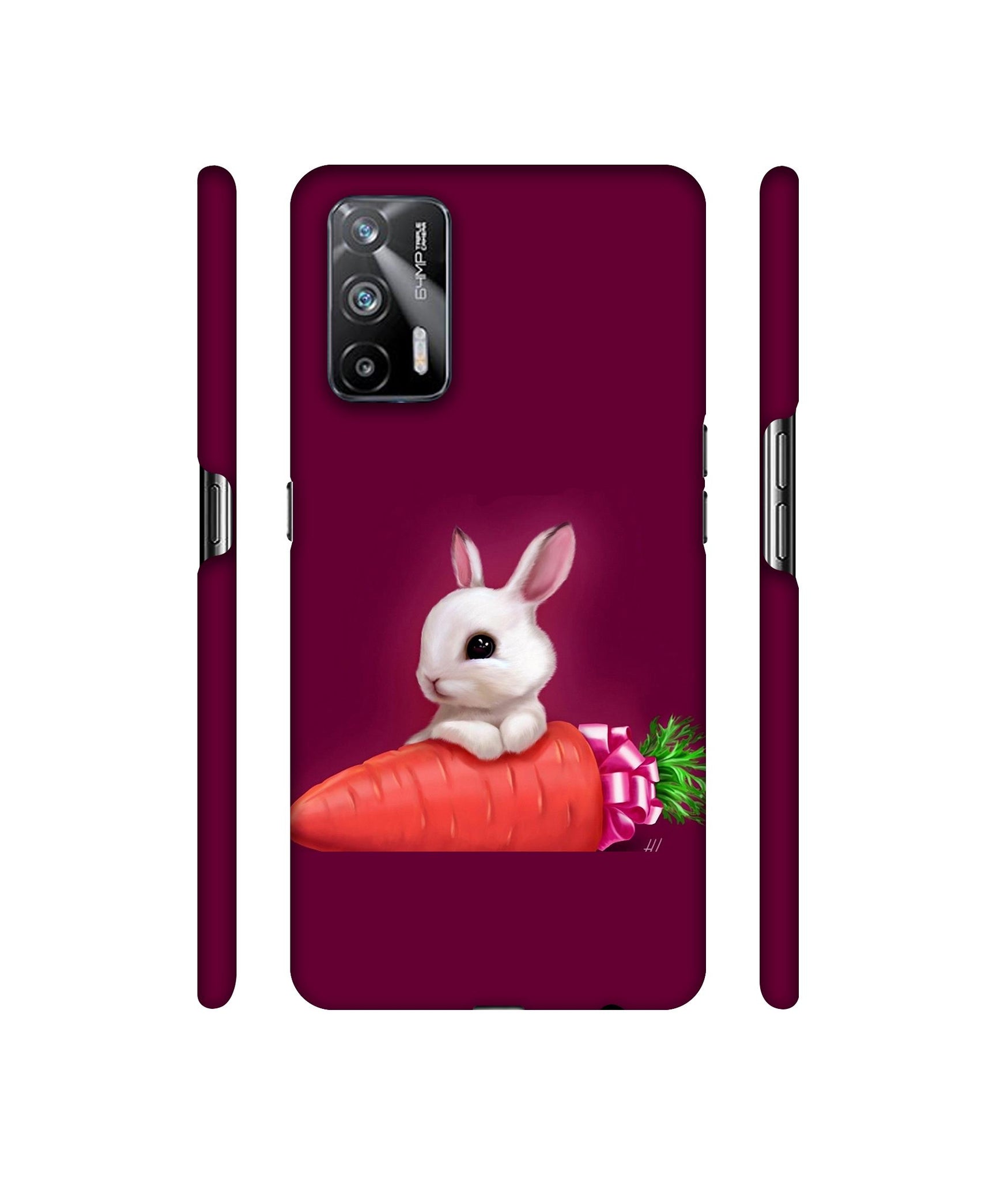Bunny With Carrot Designer Hard Back Cover for Realme X7 Max 5G / Realme GT 5G