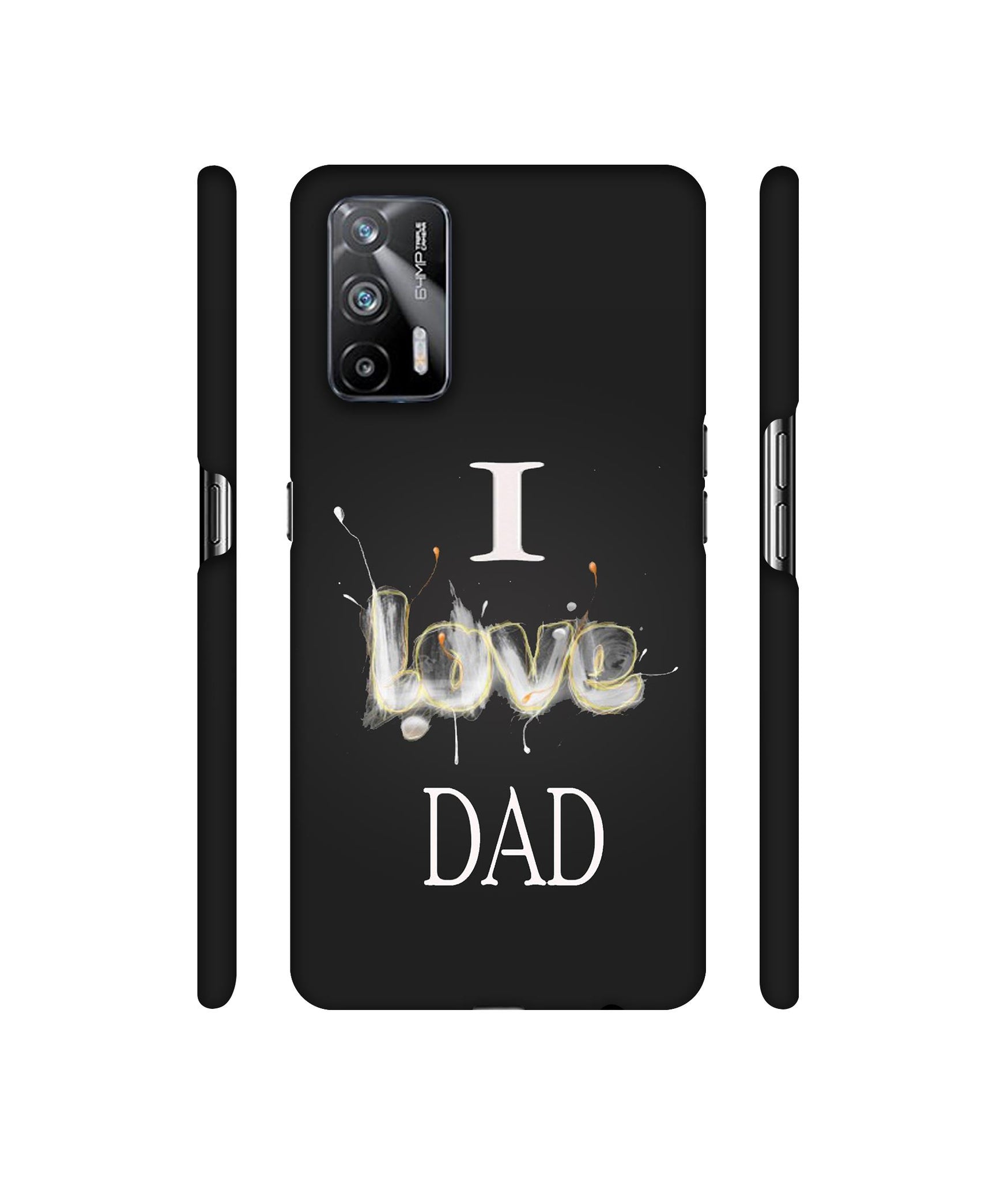 Happy Quote Designer Hard Back Cover for Realme X7 Max 5G / Realme GT 5G