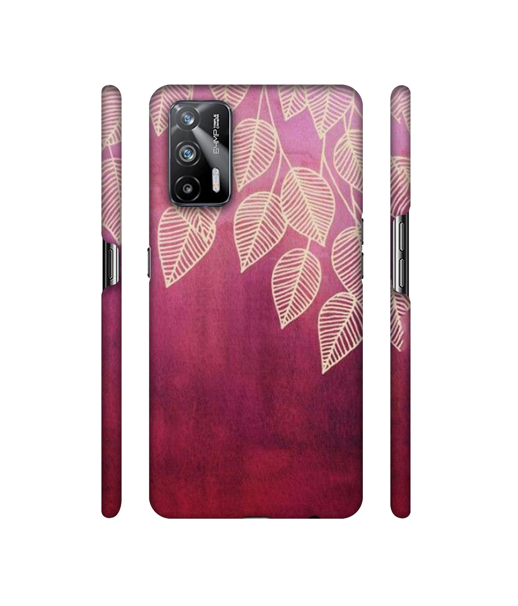 Leaf Pattern Designer Hard Back Cover for Realme X7 Max 5G / Realme GT 5G