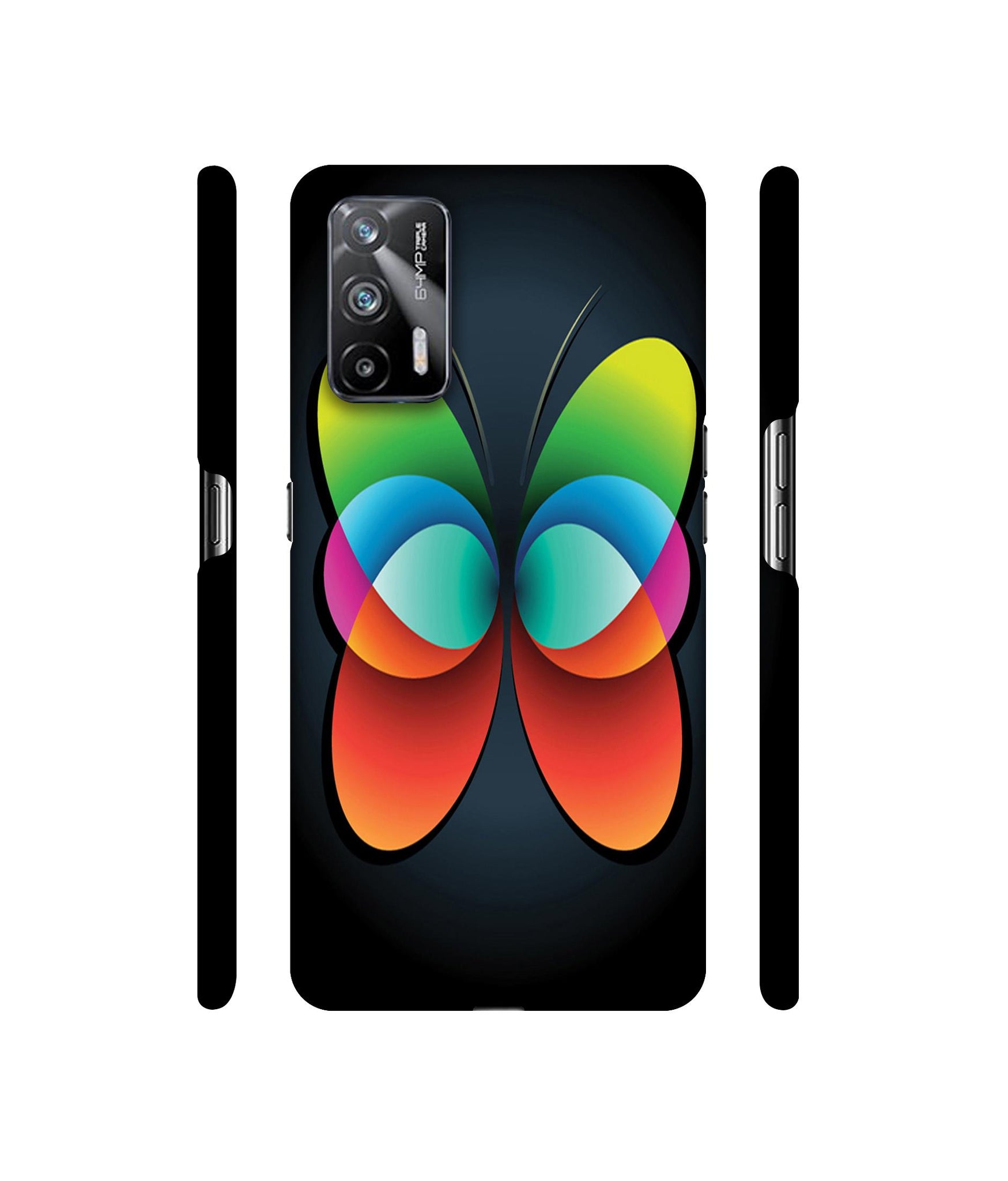 Colourfull Butterfly Designer Hard Back Cover for Realme X7 Max 5G / Realme GT 5G