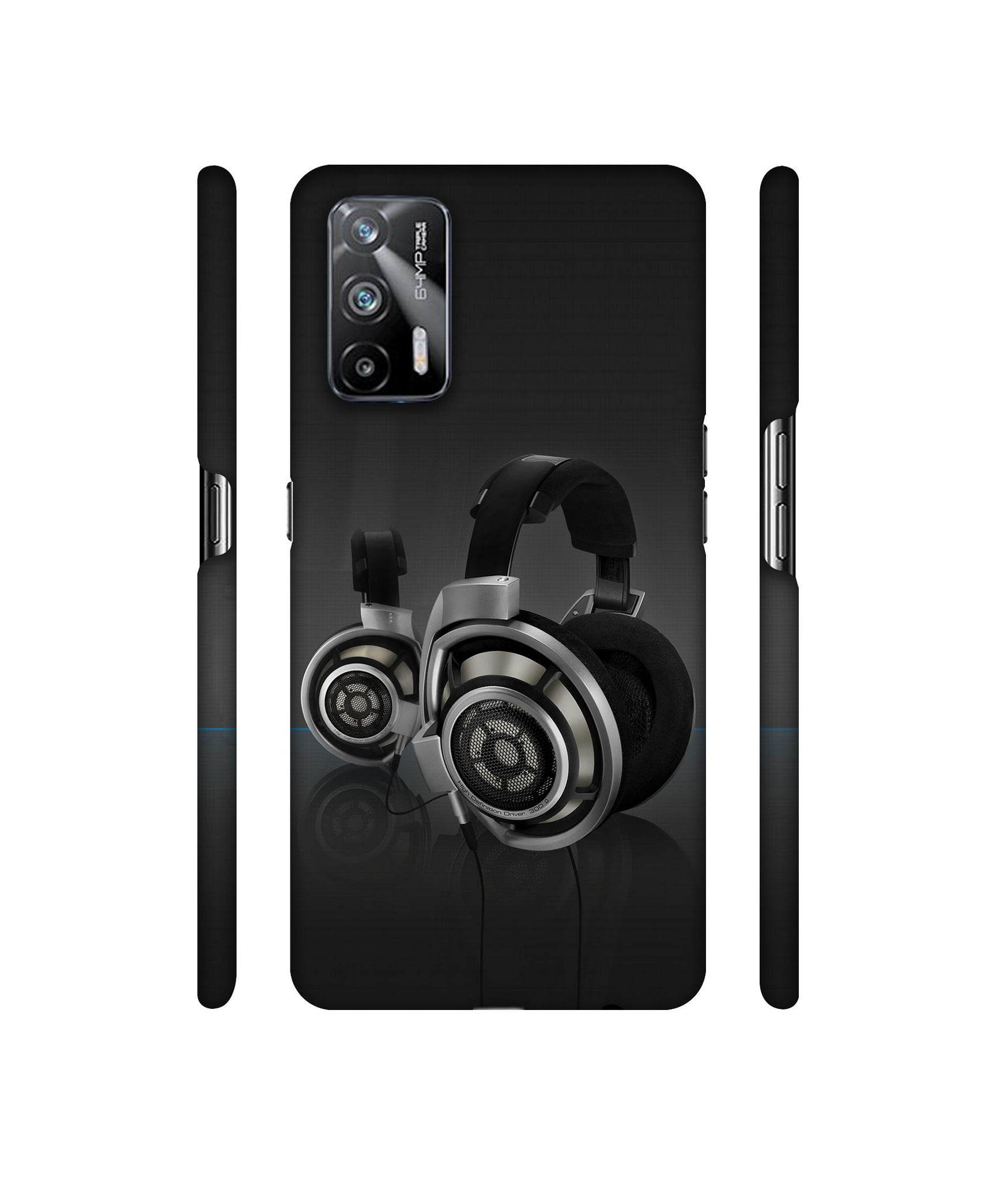 Head Phone Designer Hard Back Cover for Realme X7 Max 5G / Realme GT 5G