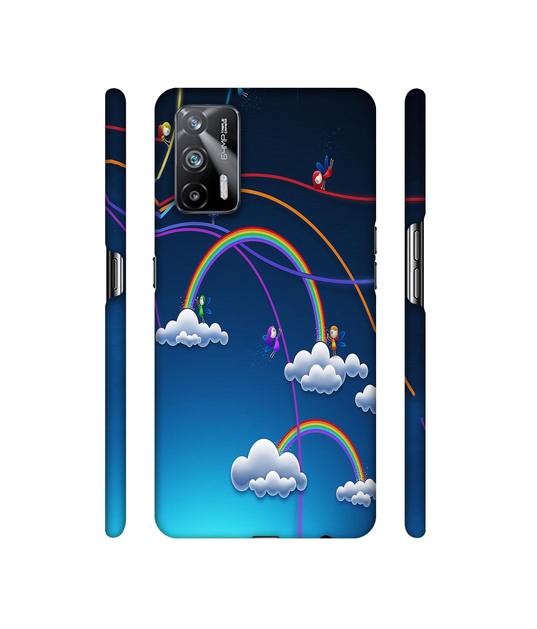 Rainbow Designer Hard Back Cover for Realme X7 Max 5G / Realme GT 5G