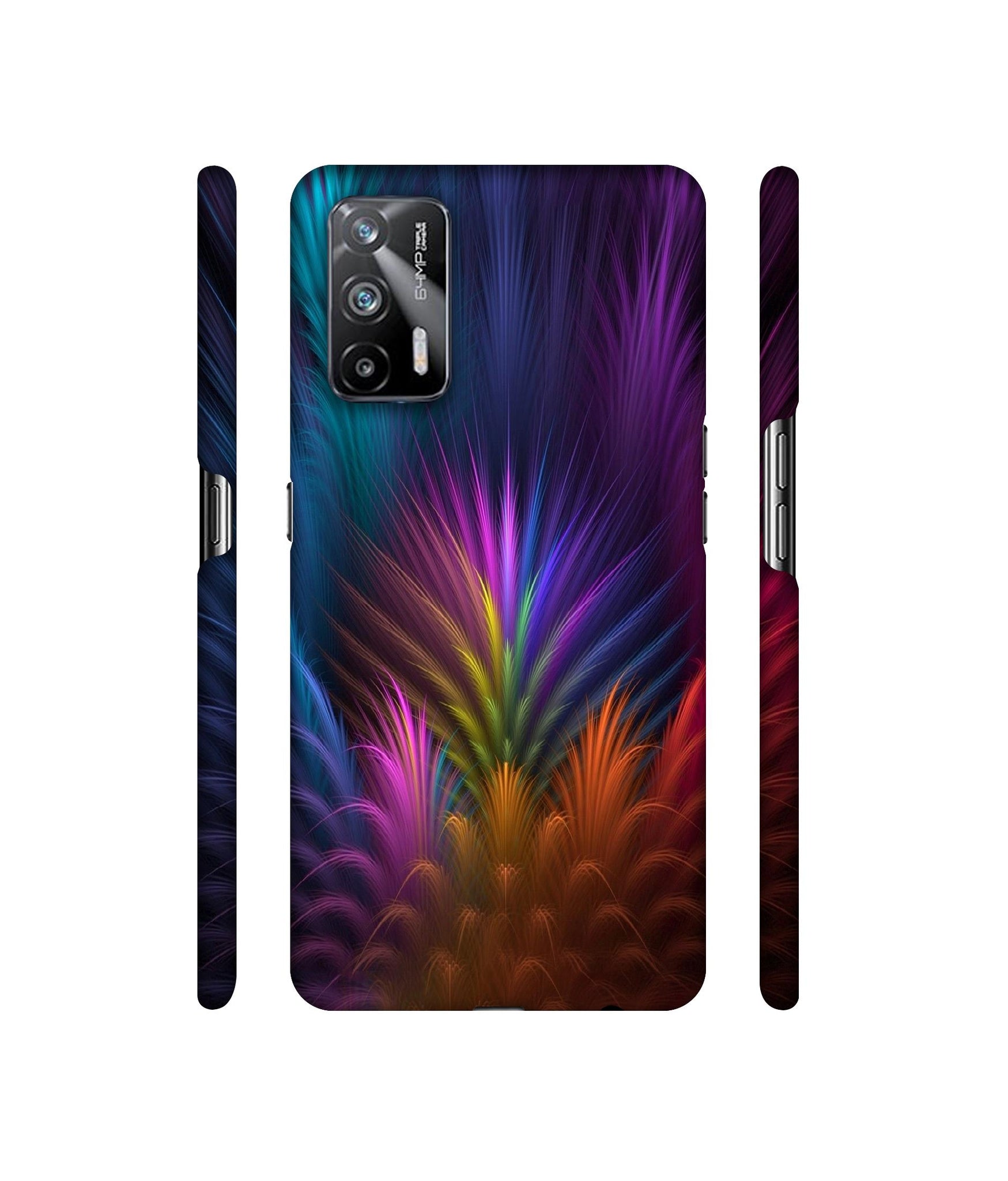 Multicoloured Designer Hard Back Cover for Realme X7 Max 5G / Realme GT 5G