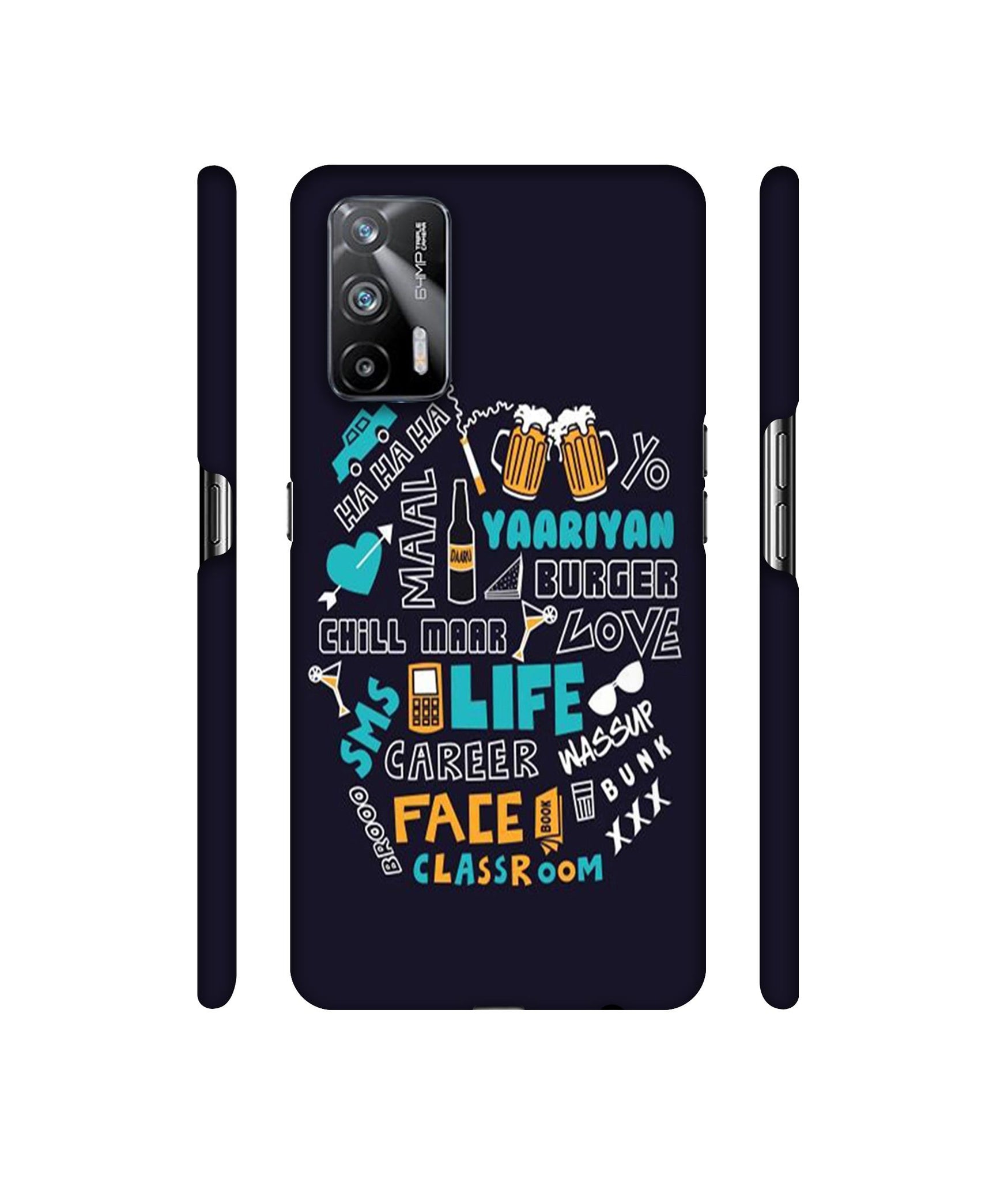 Funny Quote Designer Hard Back Cover for Realme X7 Max 5G / Realme GT 5G