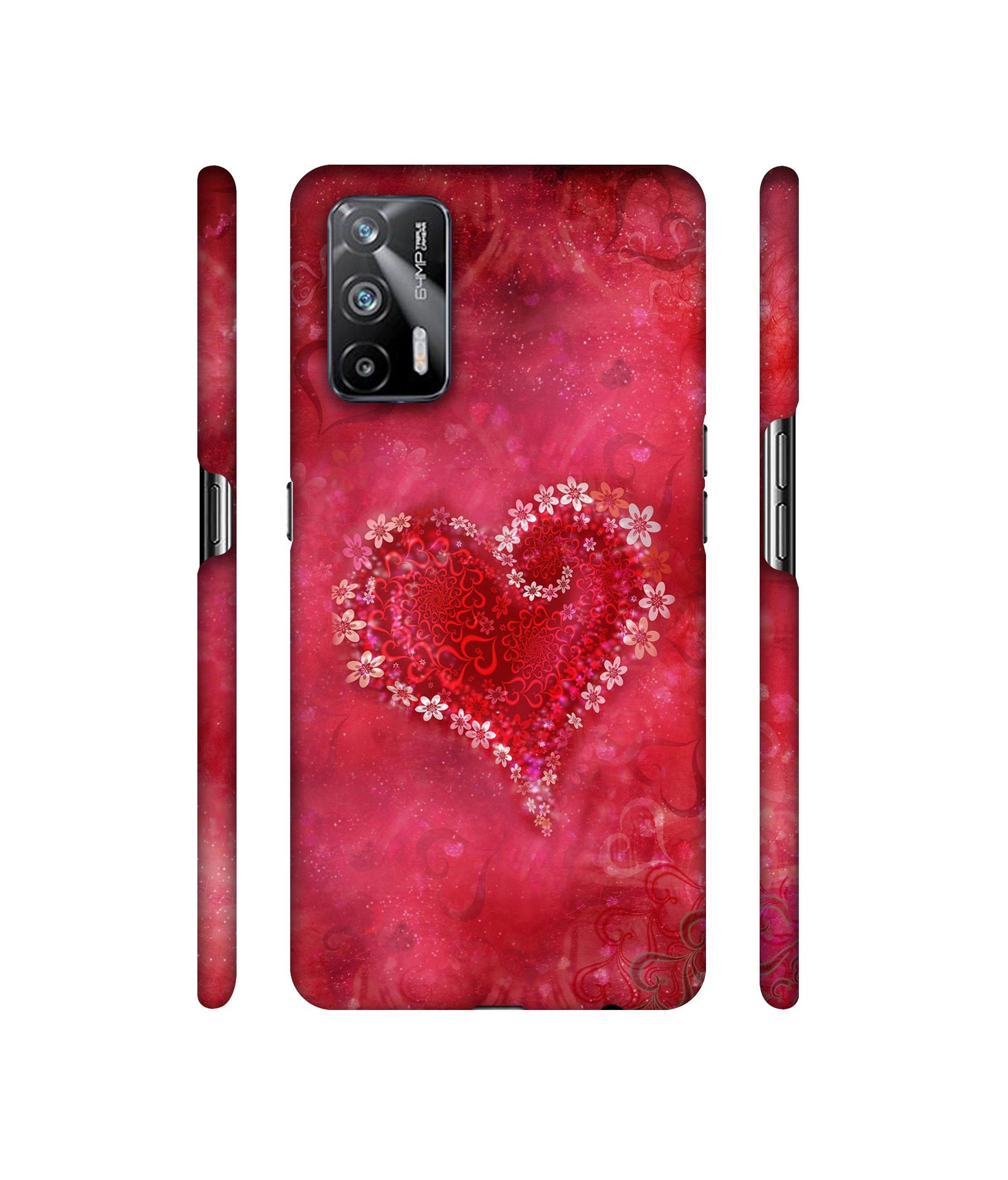 Heart Designer Hard Back Cover for Realme X7 Max 5G / Realme GT 5G