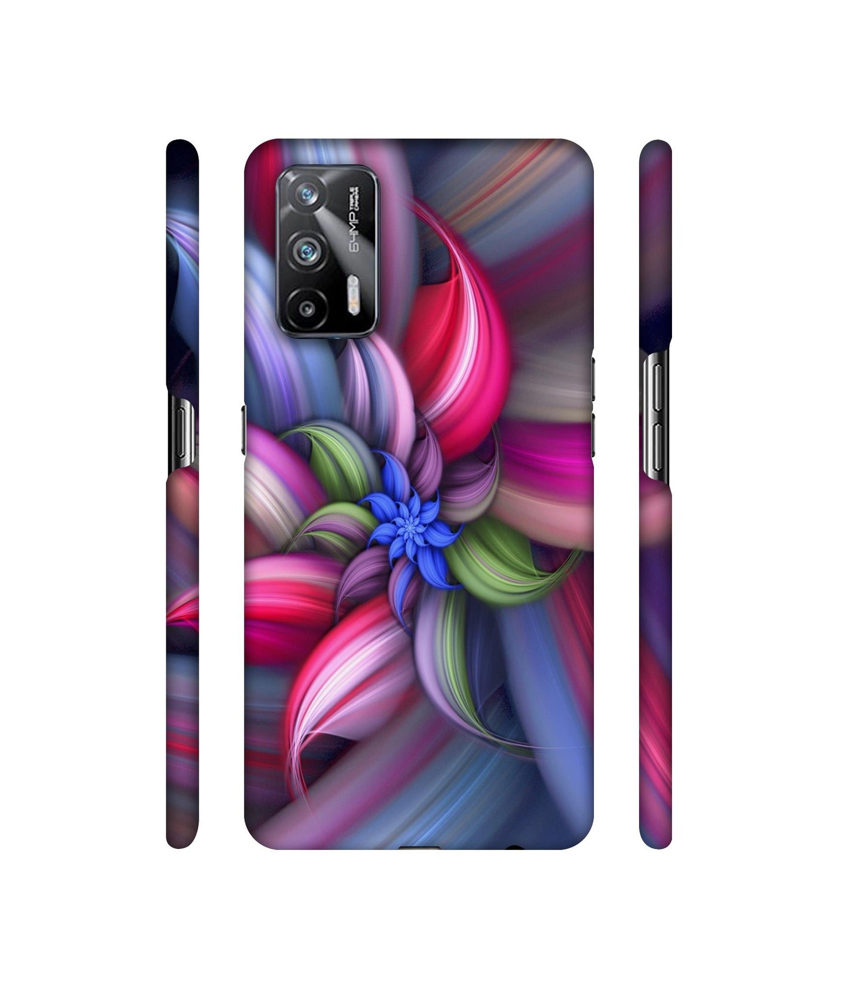 Colorful Flower Designer Hard Back Cover for Realme X7 Max 5G / Realme GT 5G
