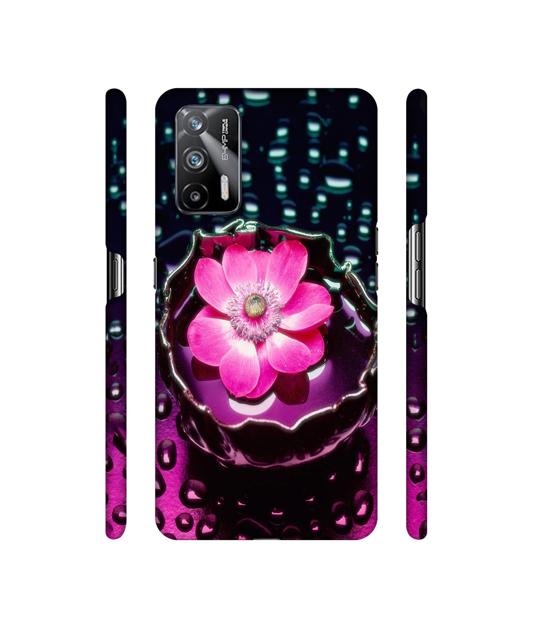 Flower in Water Designer Hard Back Cover for Realme X7 Max 5G / Realme GT 5G