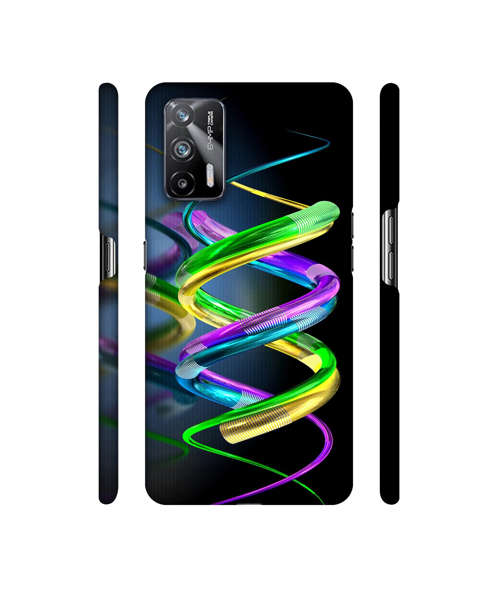 3D Spiral Designer Hard Back Cover for Realme X7 Max 5G / Realme GT 5G