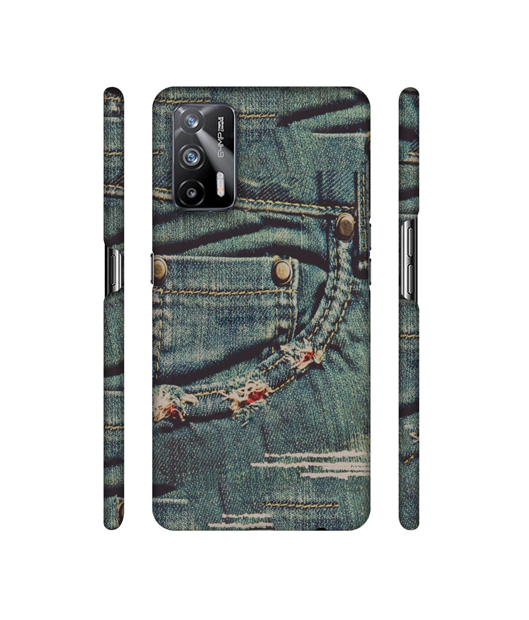 Jeans Designer Hard Back Cover for Realme X7 Max 5G / Realme GT 5G