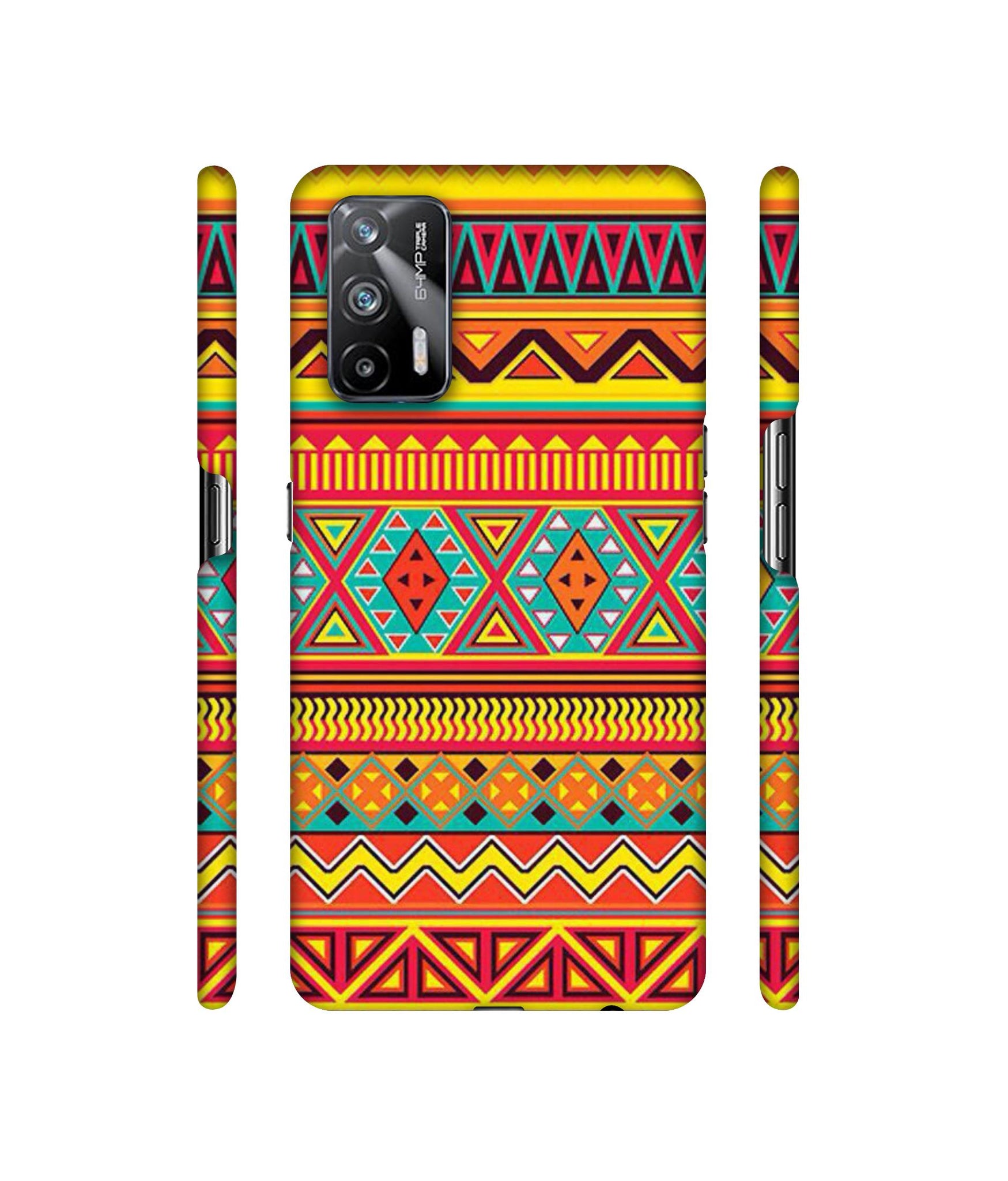 Artistic Rangoli Designer Hard Back Cover for Realme X7 Max 5G / Realme GT 5G