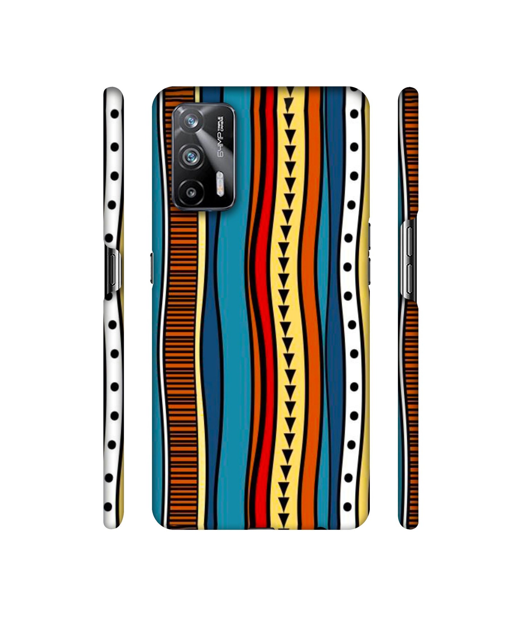 Rangoli Folk Art Designer Hard Back Cover for Realme X7 Max 5G / Realme GT 5G