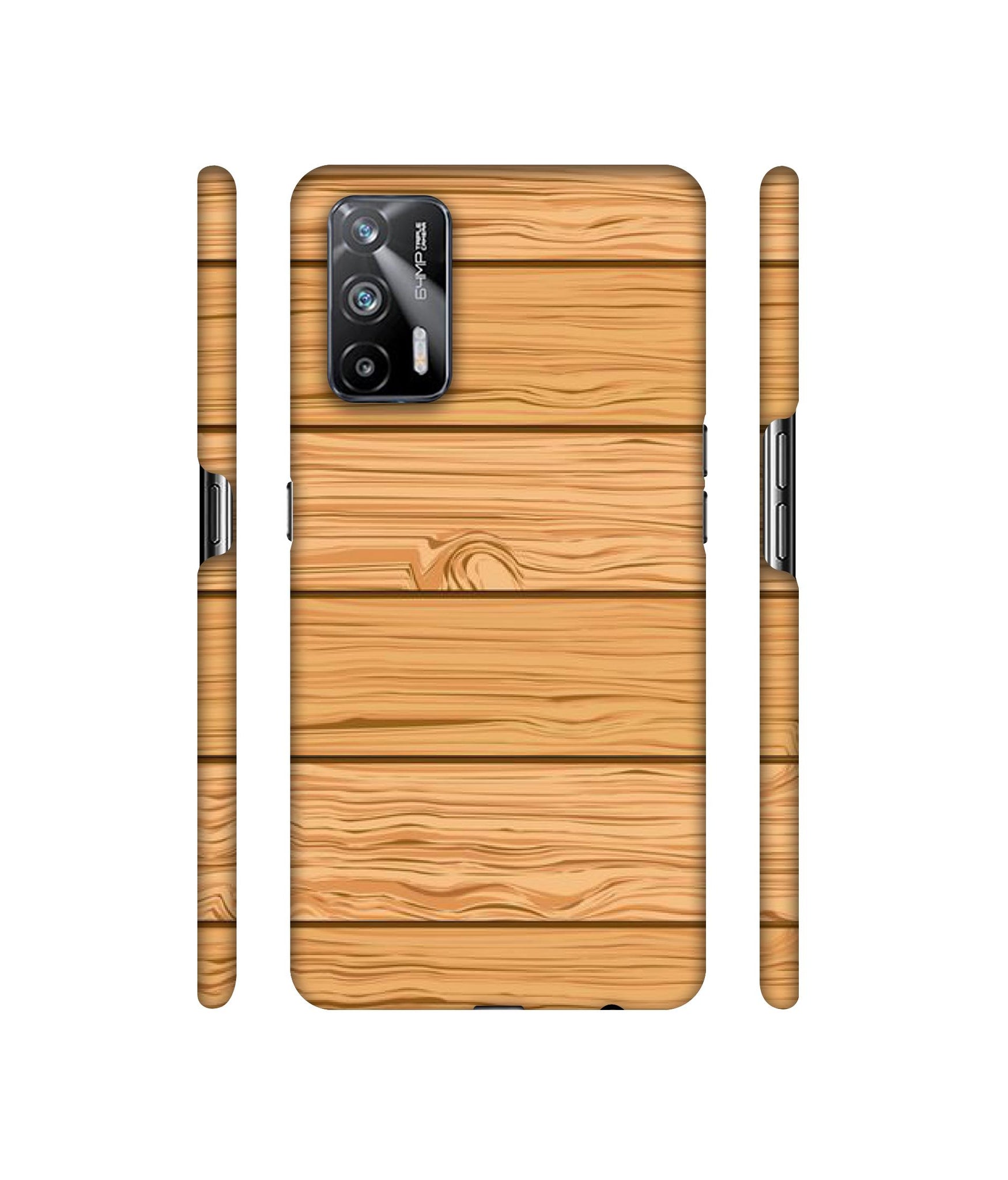 Wooden Texture Pattern Designer Hard Back Cover for Realme X7 Max 5G / Realme GT 5G