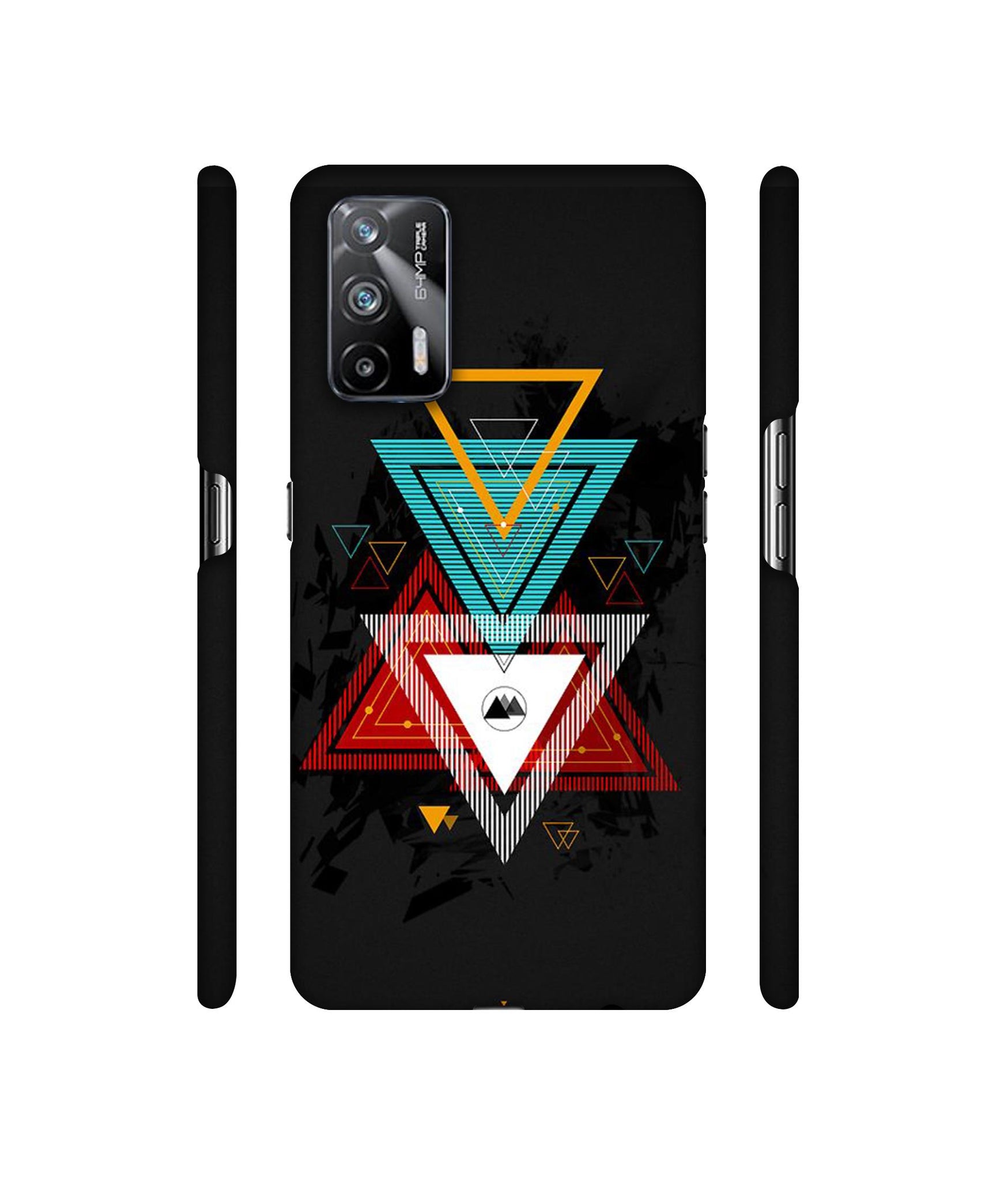 Illustrator Triangle Designer Hard Back Cover for Realme X7 Max 5G / Realme GT 5G