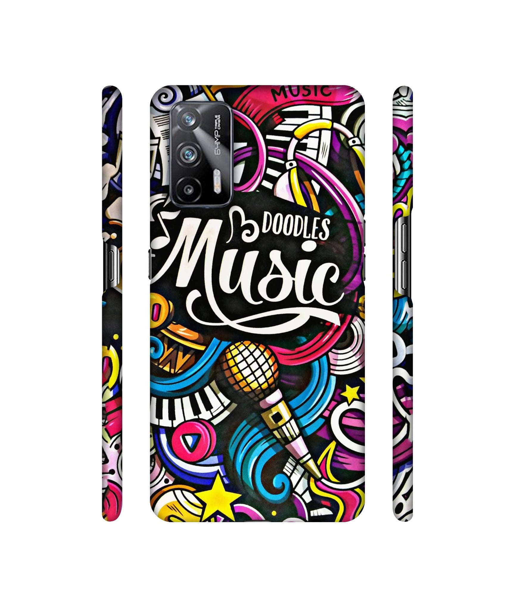 Doodles Music Designer Hard Back Cover for Realme X7 Max 5G / Realme GT 5G