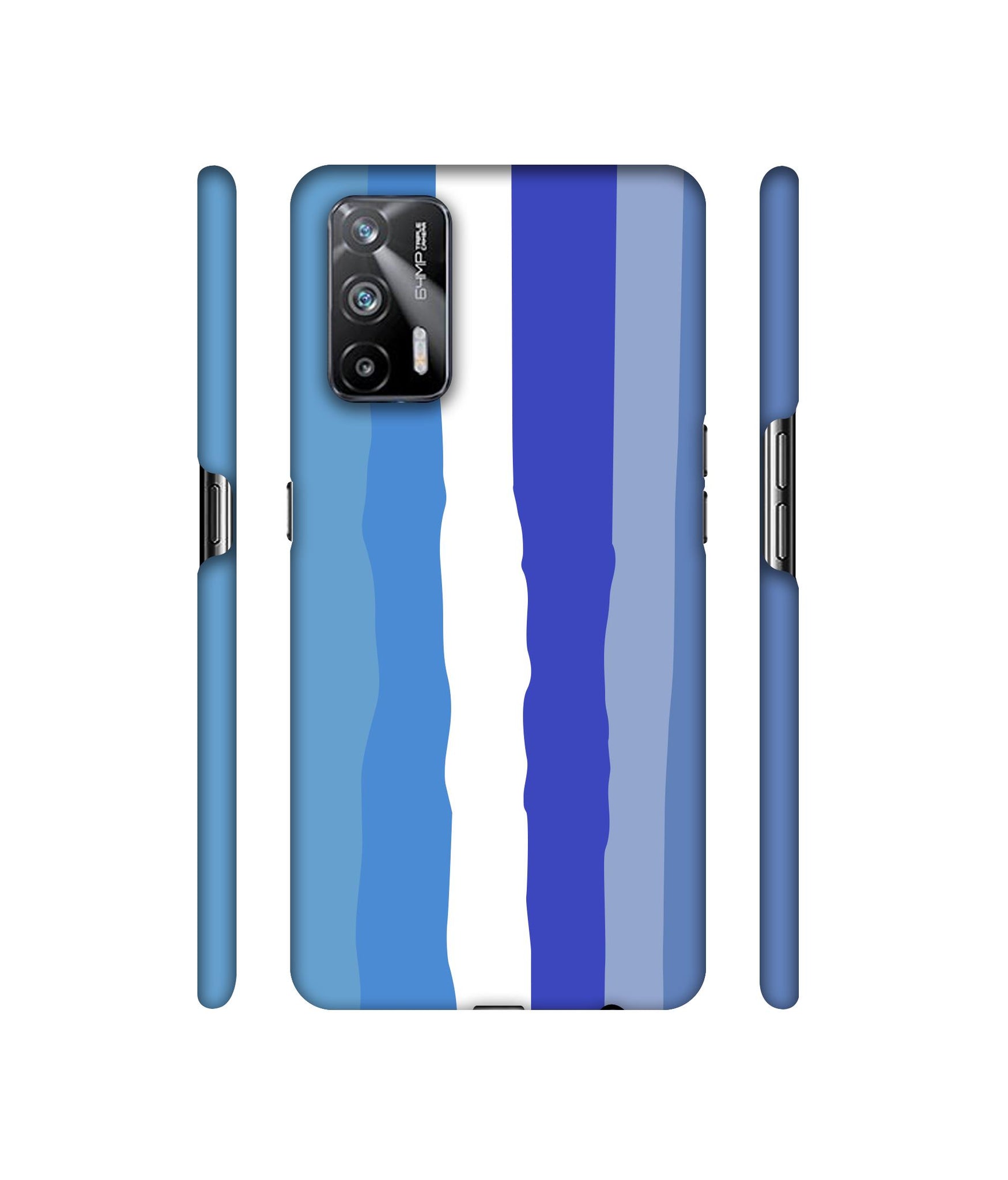 Blue Shade Rainbow Designer Hard Back Cover for Realme X7 Max 5G / Realme GT 5G