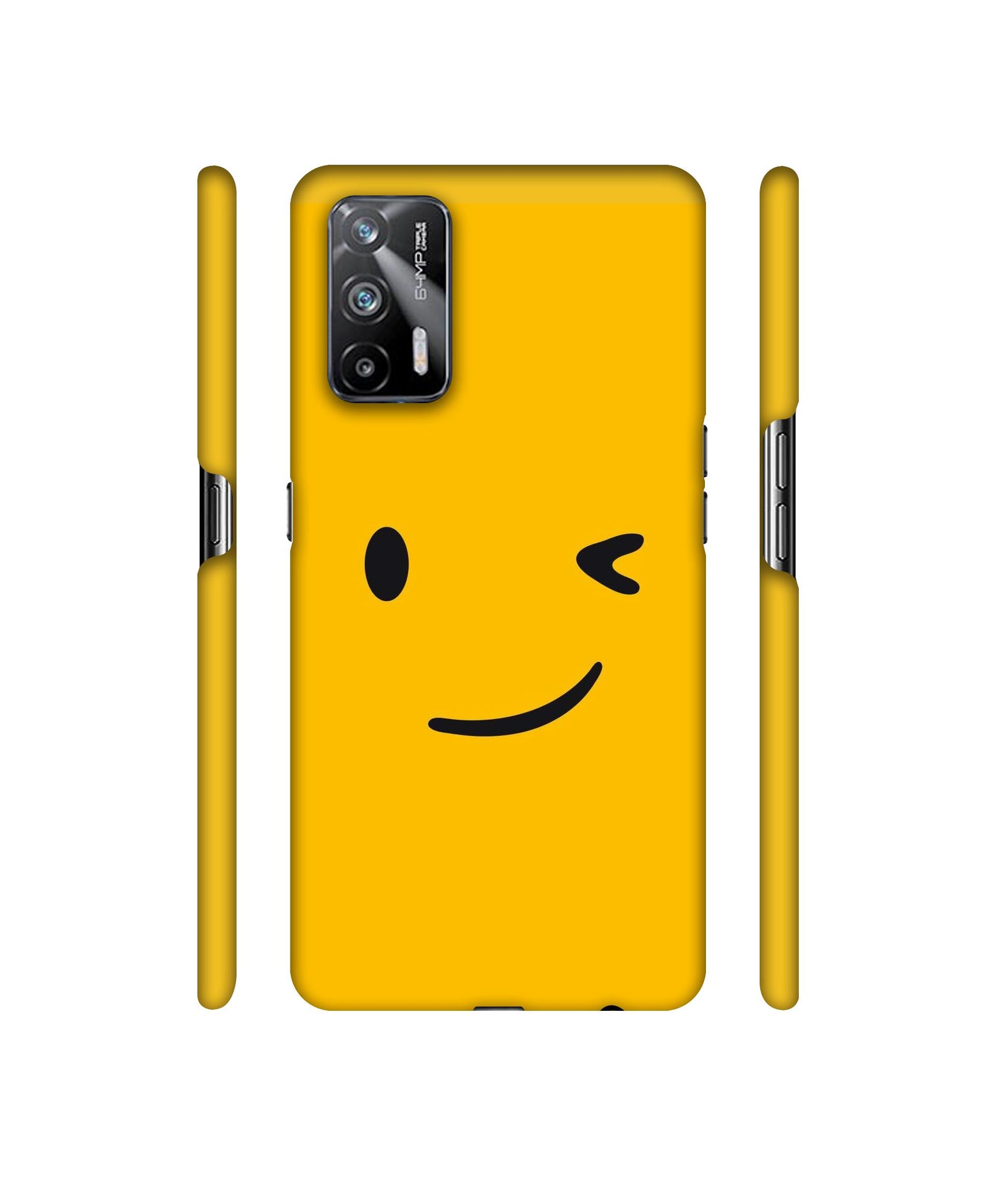 One Eye Blink Face Designer Hard Back Cover for Realme X7 Max 5G / Realme GT 5G