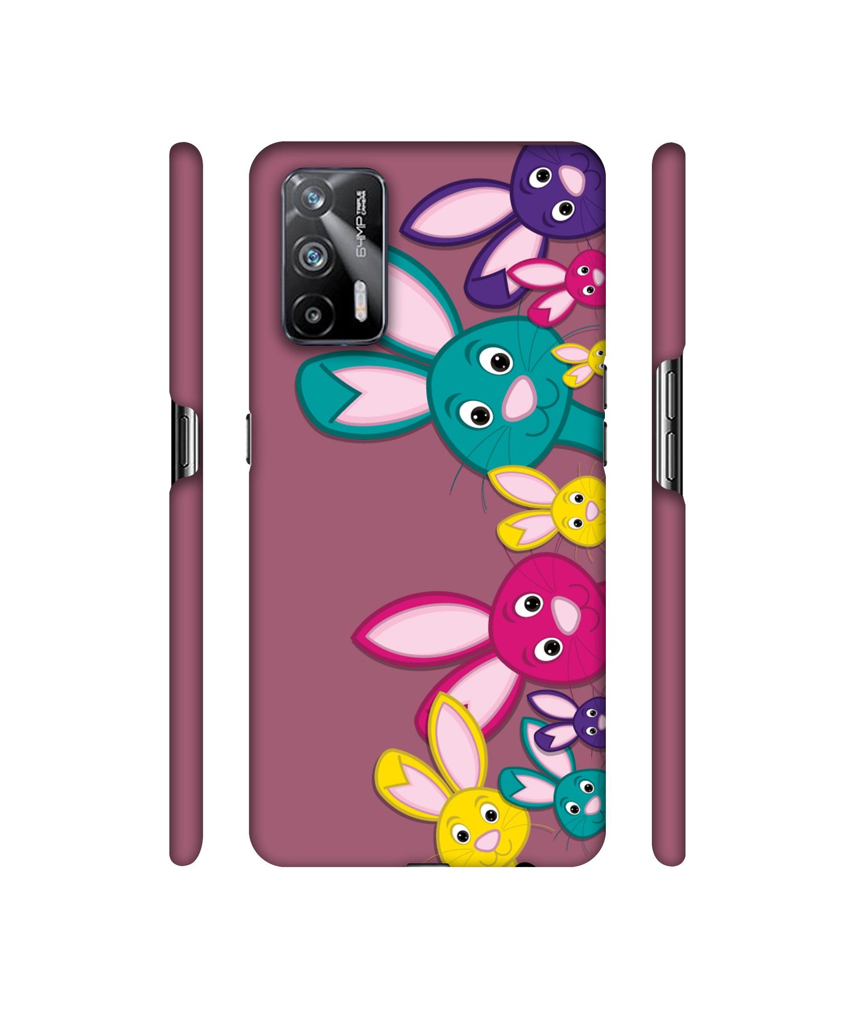 Rabbit Family1 Designer Hard Back Cover for Realme X7 Max 5G / Realme GT 5G