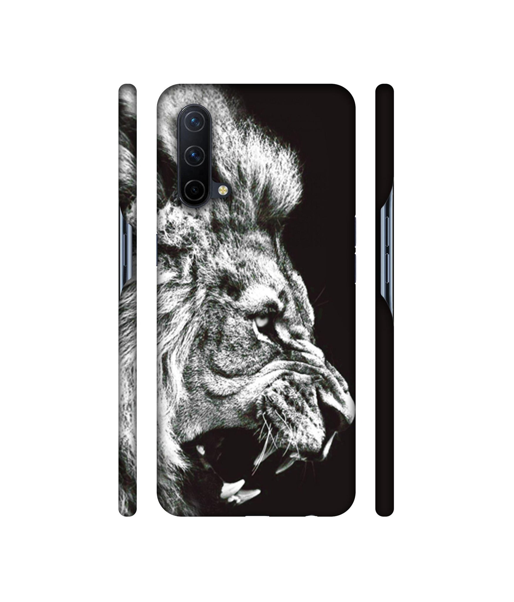 Angry Lion Designer Hard Back Cover for OnePlus Nord CE 5G