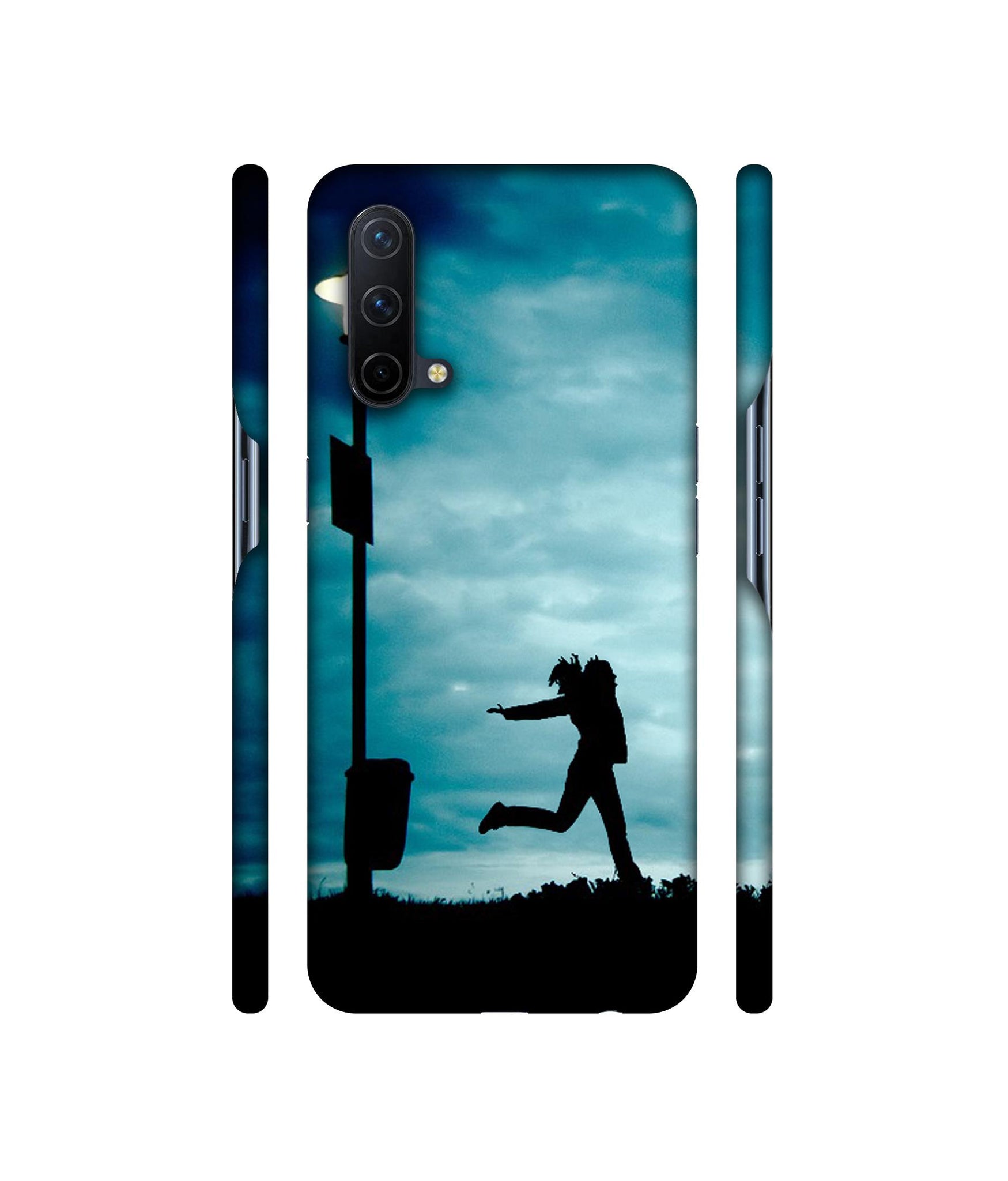Girl Running At Night Designer Hard Back Cover for OnePlus Nord CE 5G