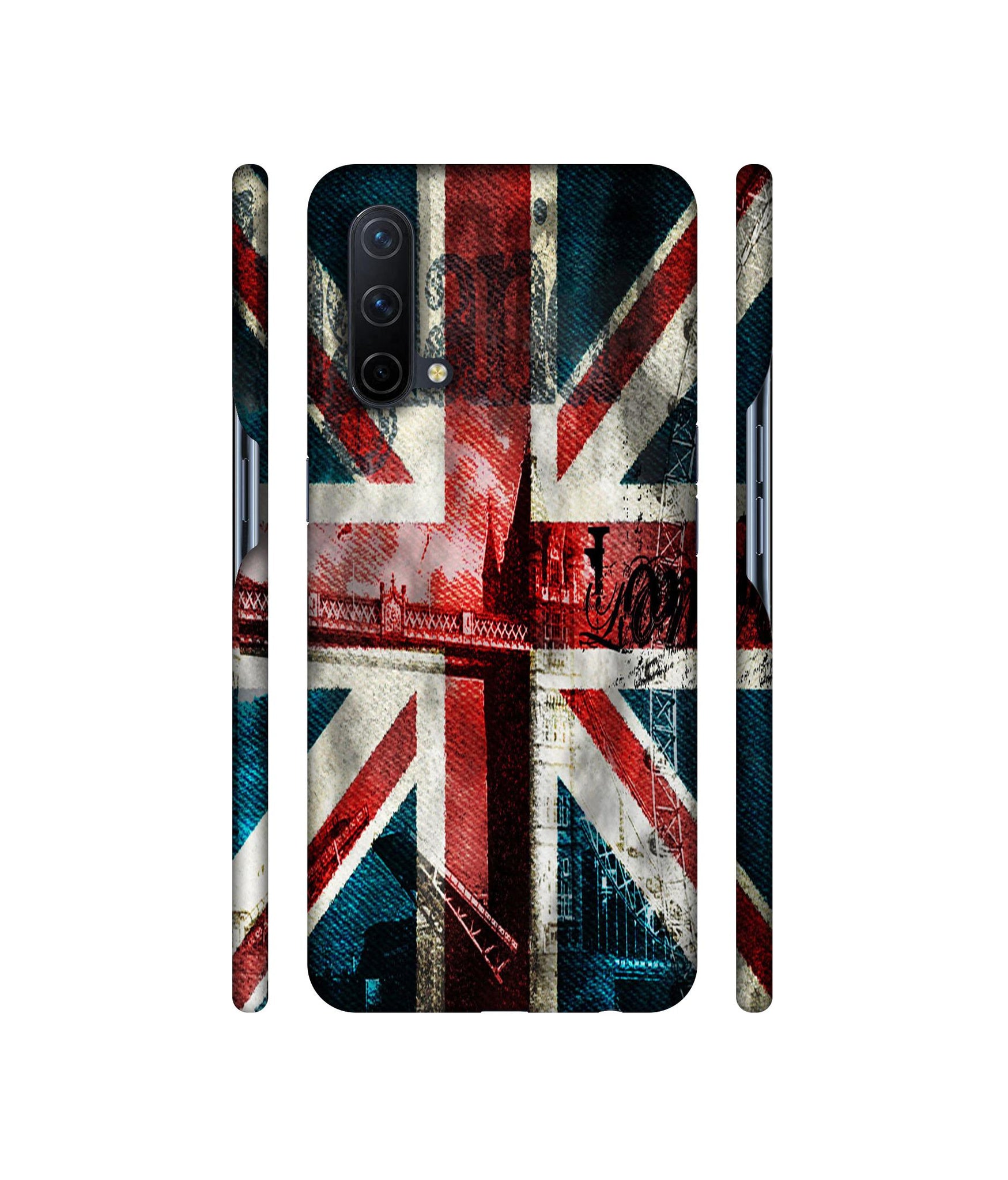 London Flag wallpaper Designer Hard Back Cover for OnePlus Nord CE 5G