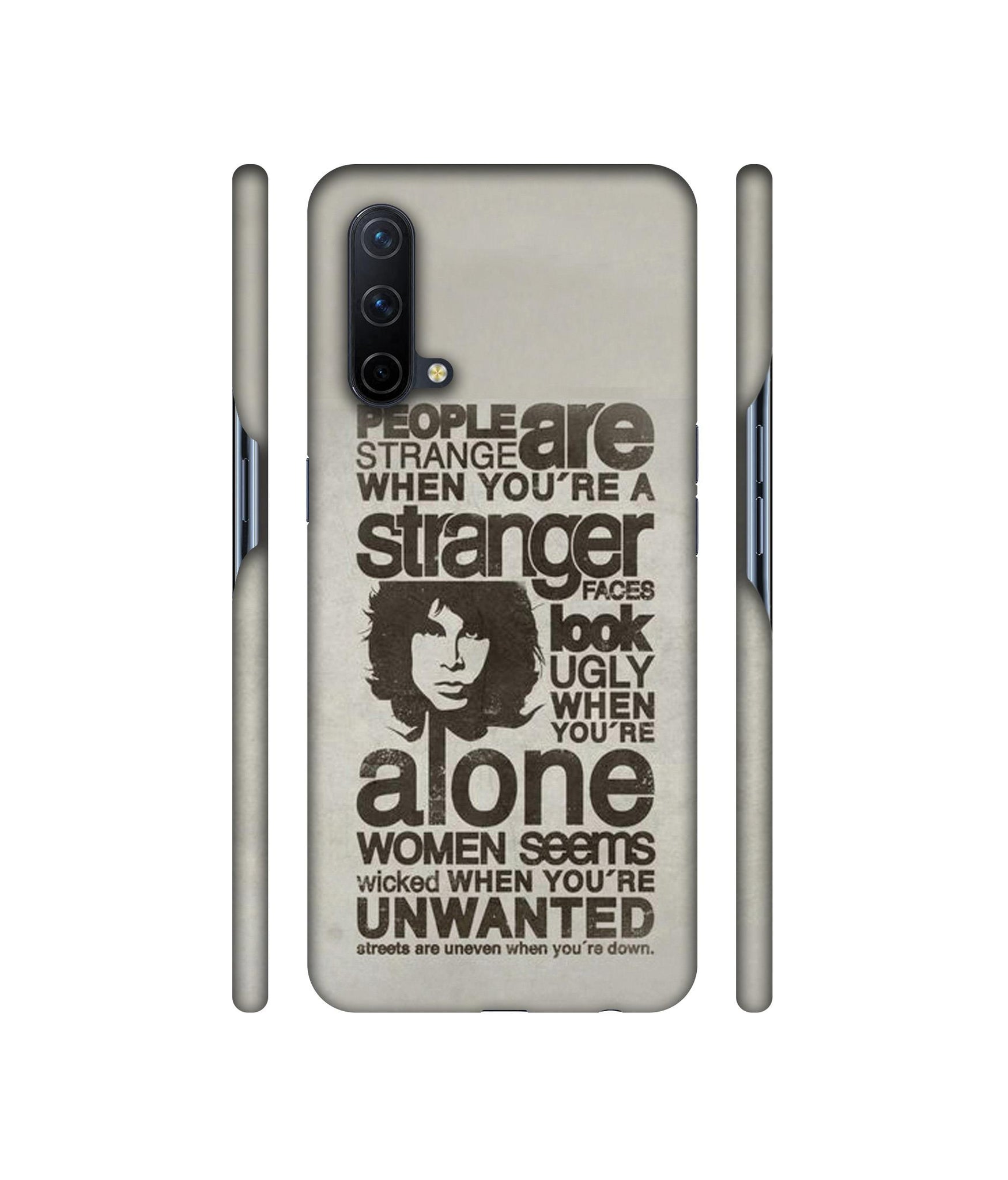 Quotes Pattern Designer Hard Back Cover for OnePlus Nord CE 5G