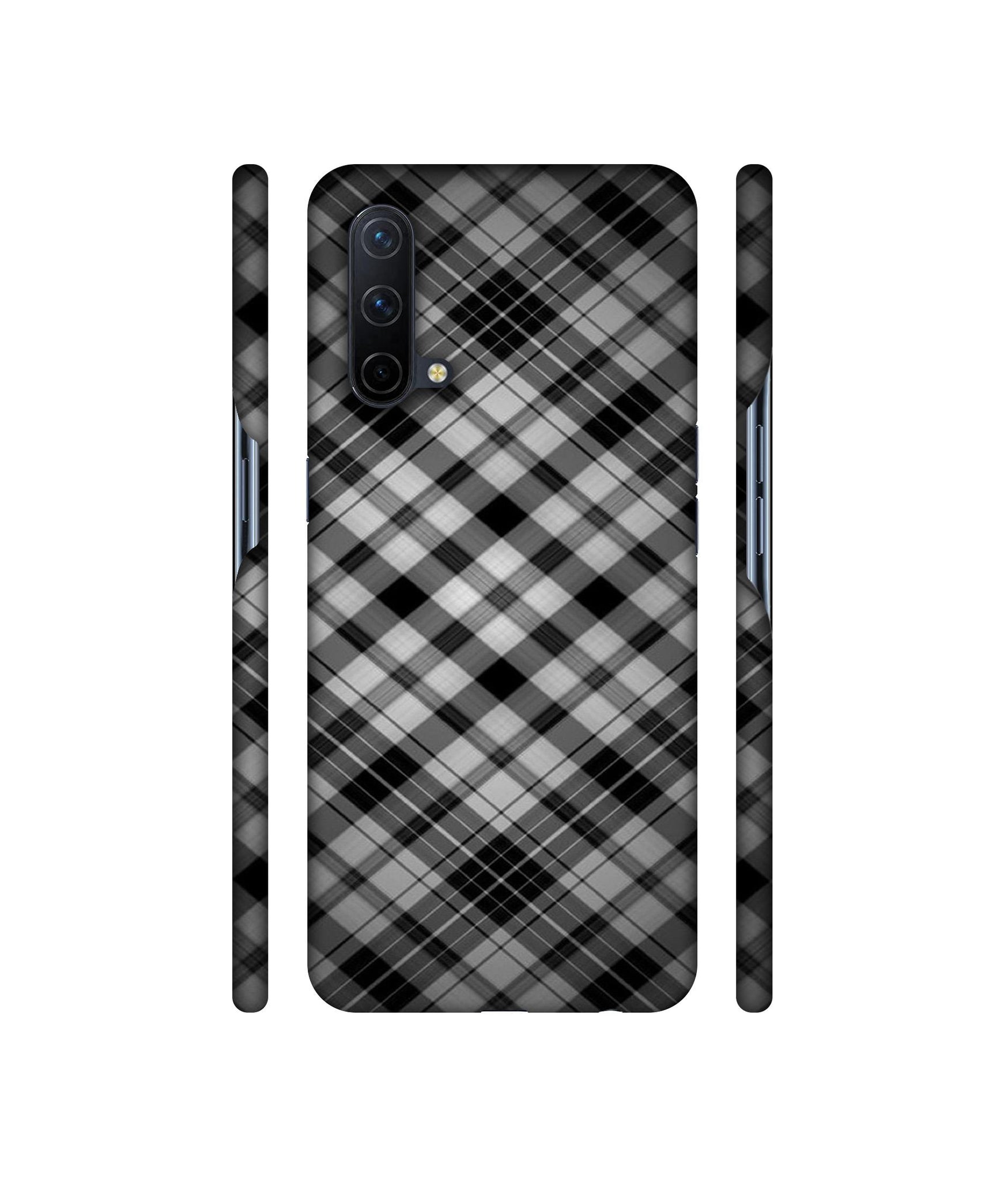 Black Stripes Pattern Designer Hard Back Cover for OnePlus Nord CE 5G