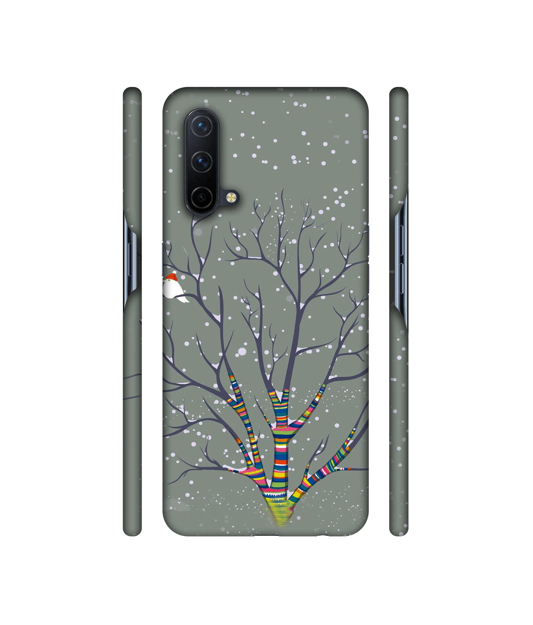 Winter Pattern Print Designer Hard Back Cover for OnePlus Nord CE 5G
