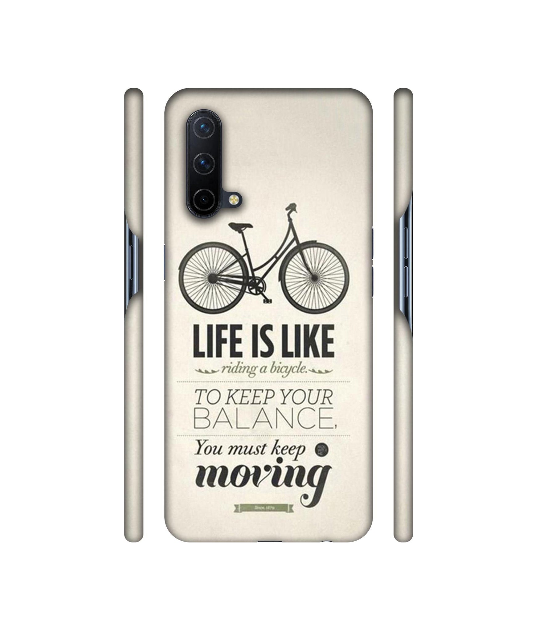 Life is Like Moving Designer Hard Back Cover for OnePlus Nord CE 5G
