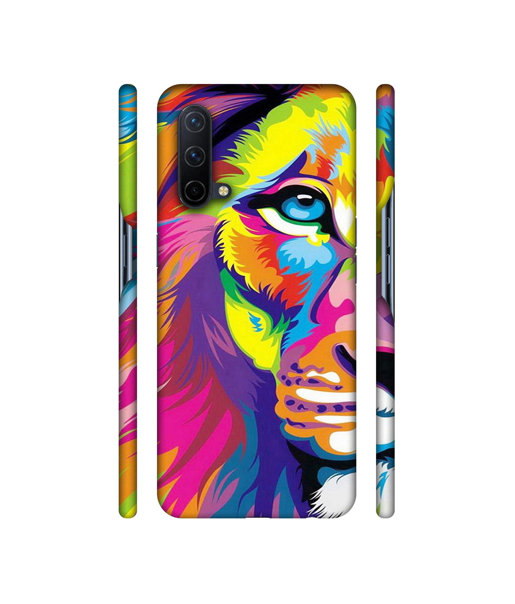 Lion Designer Hard Back Cover for OnePlus Nord CE 5G