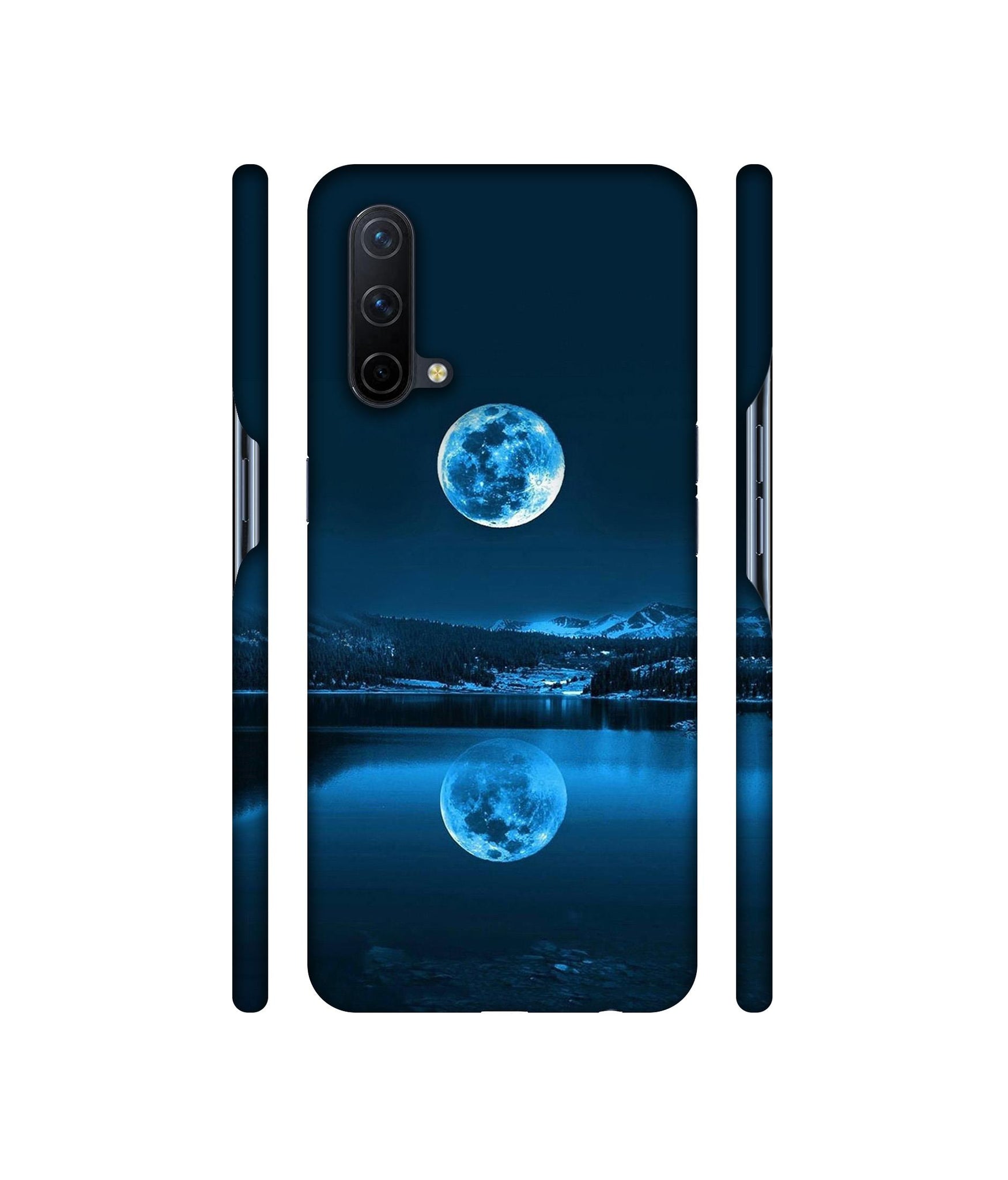 Moon Pattern Print Designer Hard Back Cover for OnePlus Nord CE 5G