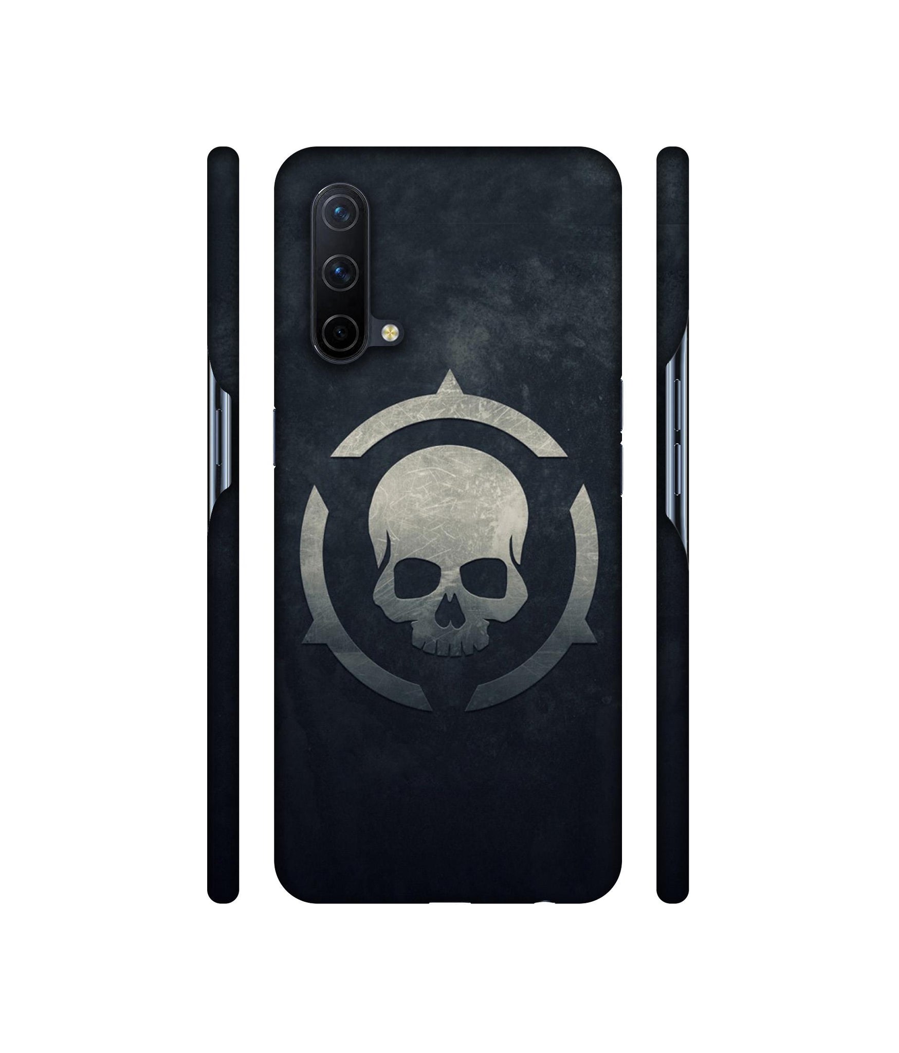 Skull Pattern Print Designer Hard Back Cover for OnePlus Nord CE 5G