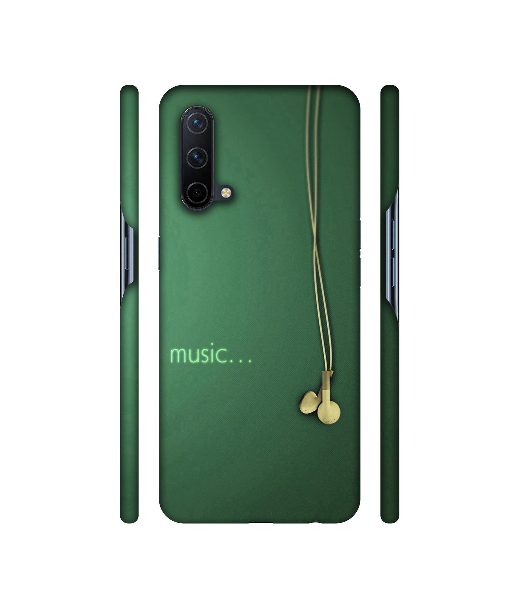 Headphone Music Designer Hard Back Cover for OnePlus Nord CE 5G