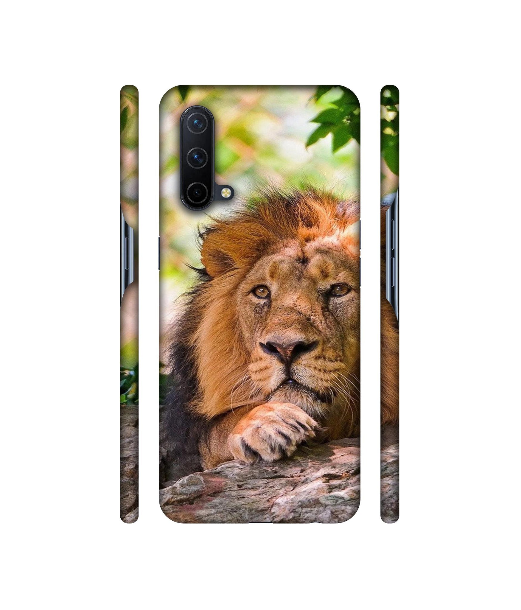Tiger Pattern Print Designer Hard Back Cover for OnePlus Nord CE 5G
