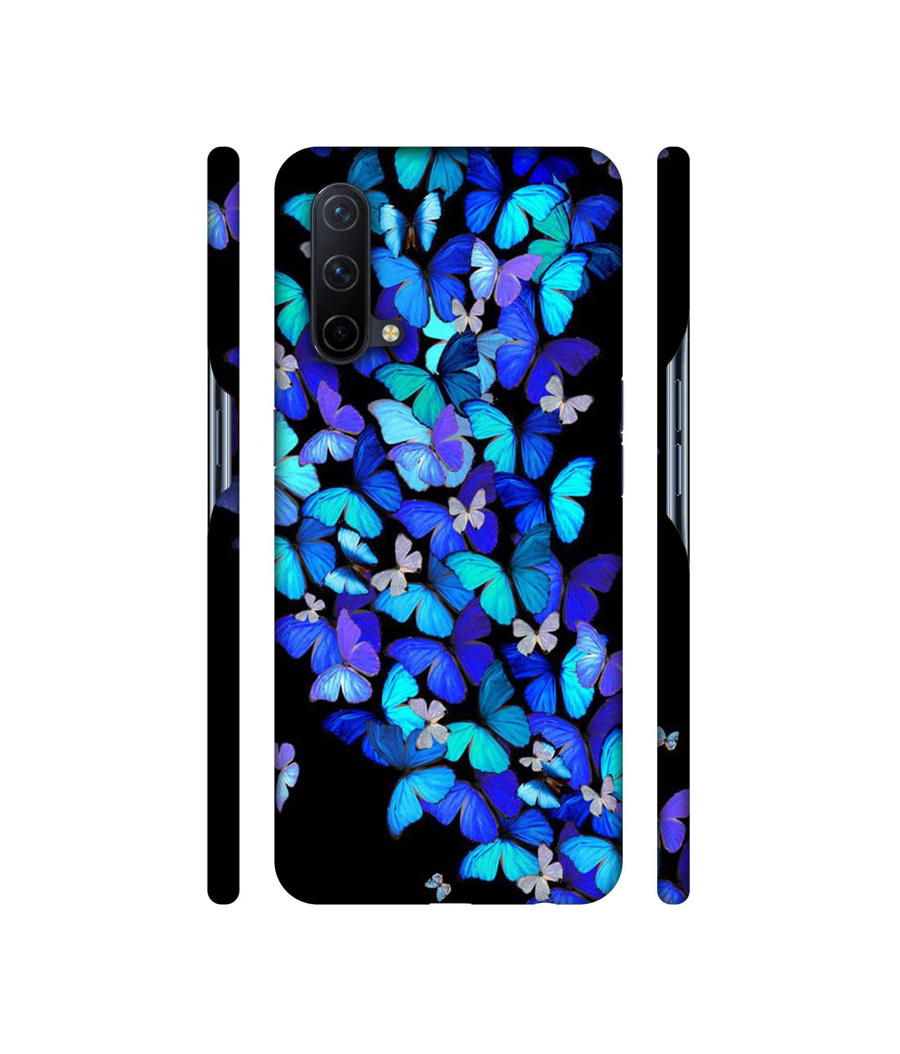 Butterfly Pattern Designer Hard Back Cover for OnePlus Nord CE 5G