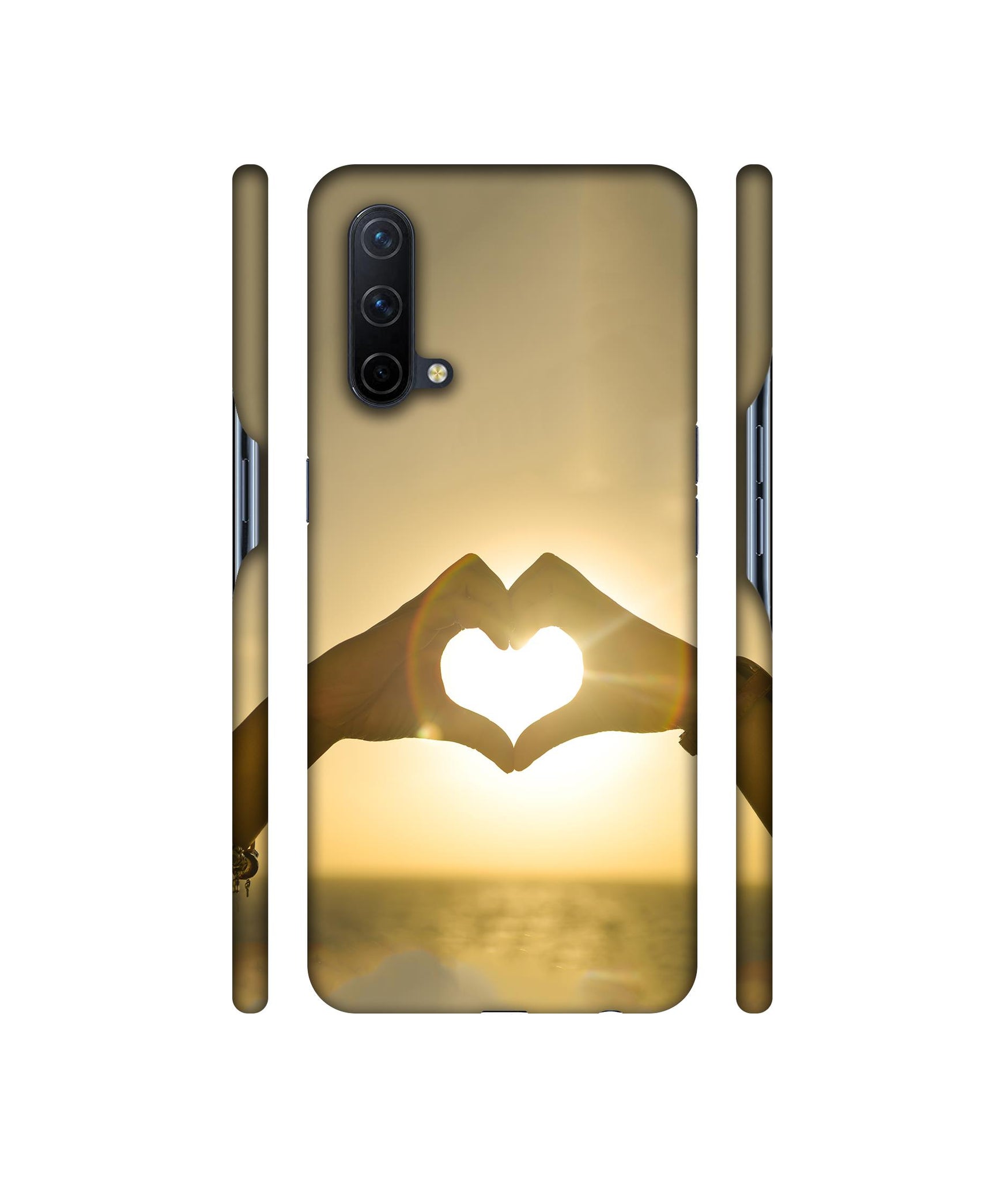 Heart in Hand Shape Designer Hard Back Cover for OnePlus Nord CE 5G