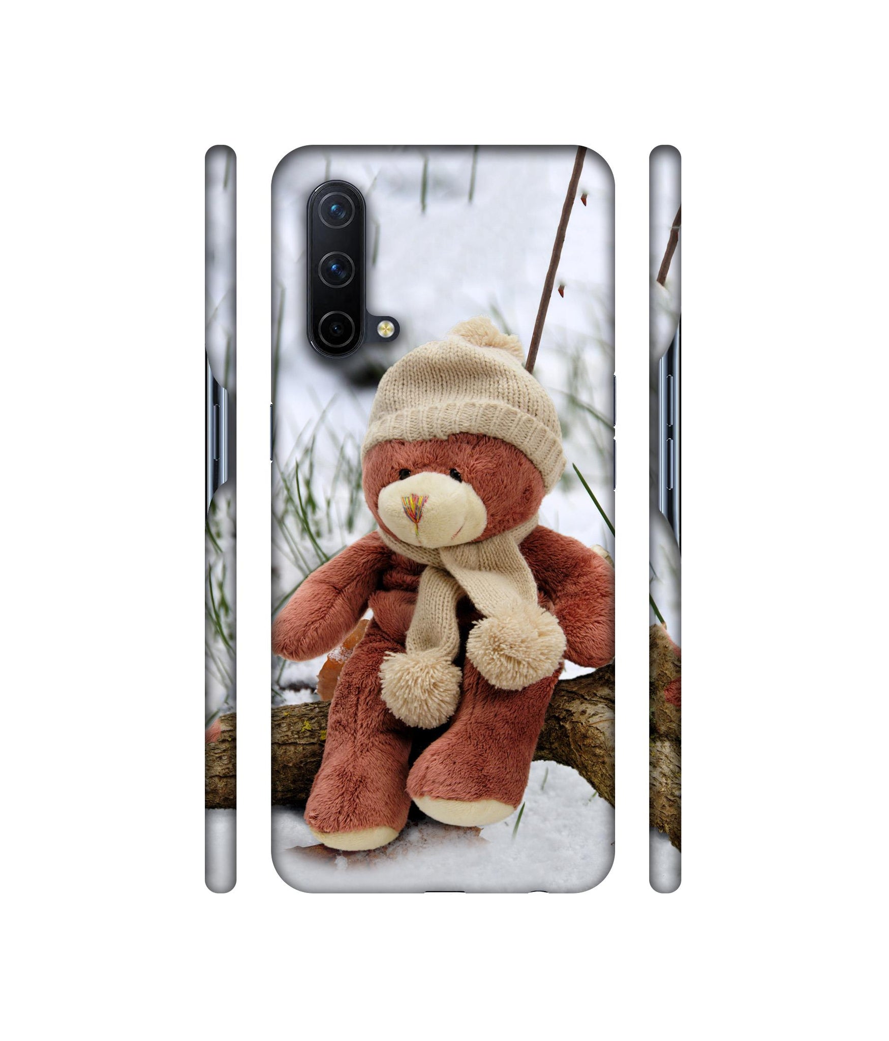 Woolen Bear Designer Hard Back Cover for OnePlus Nord CE 5G