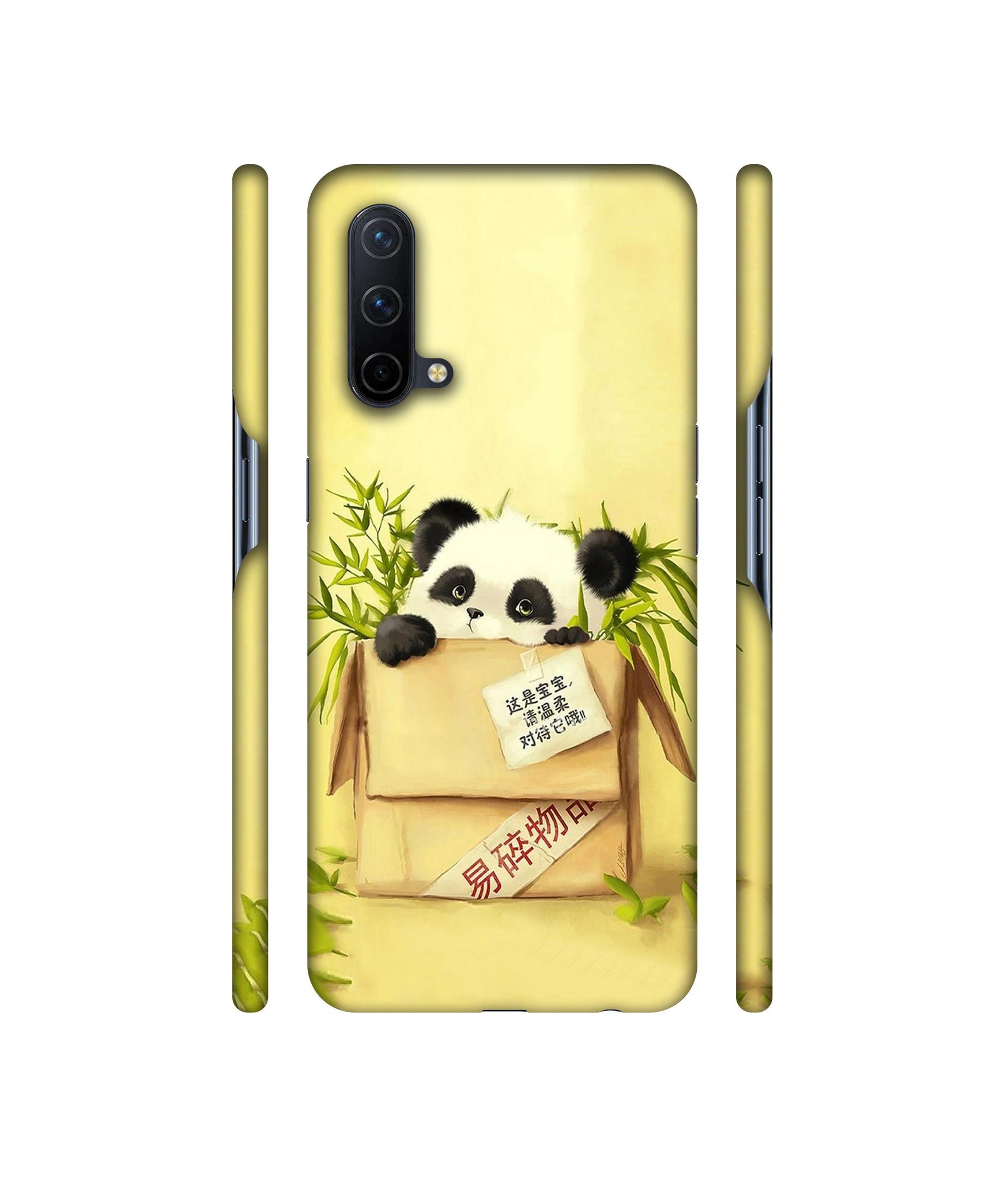 Panda In Box Designer Hard Back Cover for OnePlus Nord CE 5G