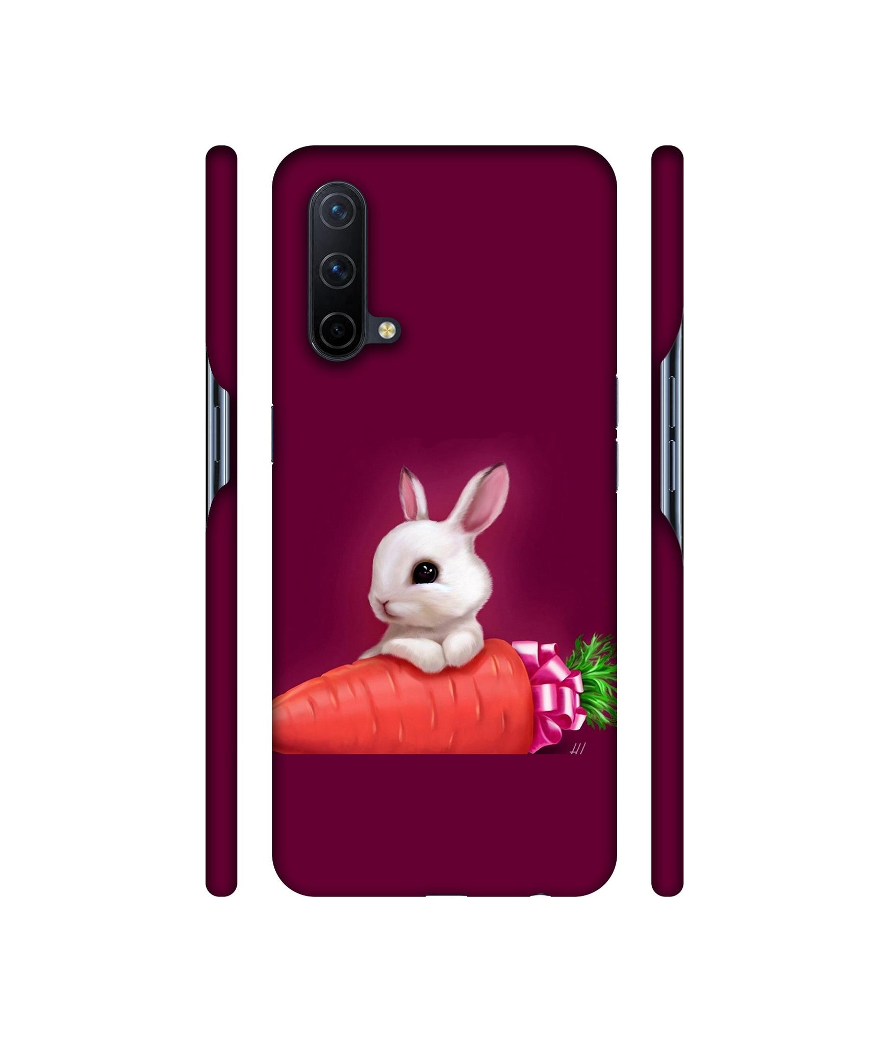 Bunny With Carrot Designer Hard Back Cover for OnePlus Nord CE 5G