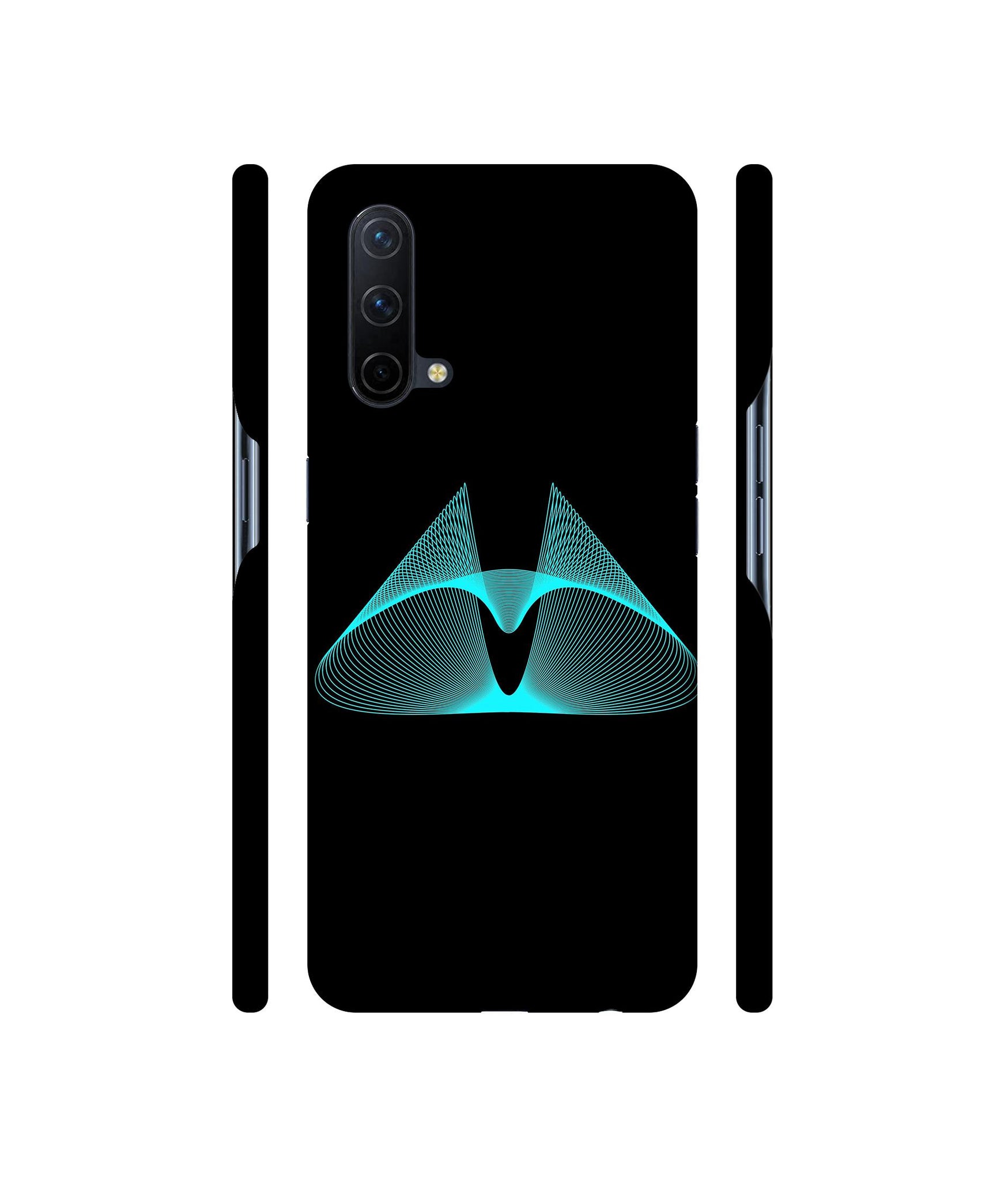 Mesh Shape Glitter Designer Hard Back Cover for OnePlus Nord CE 5G