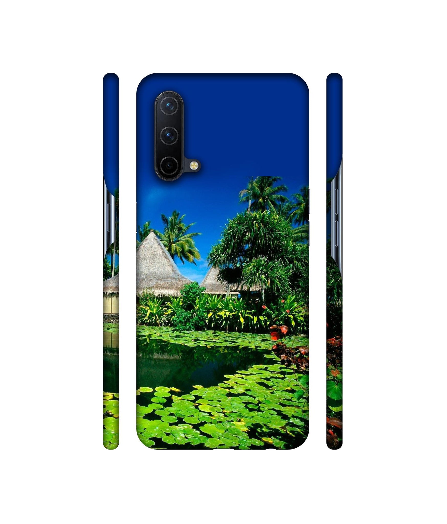 Tropics Water Designer Hard Back Cover for OnePlus Nord CE 5G