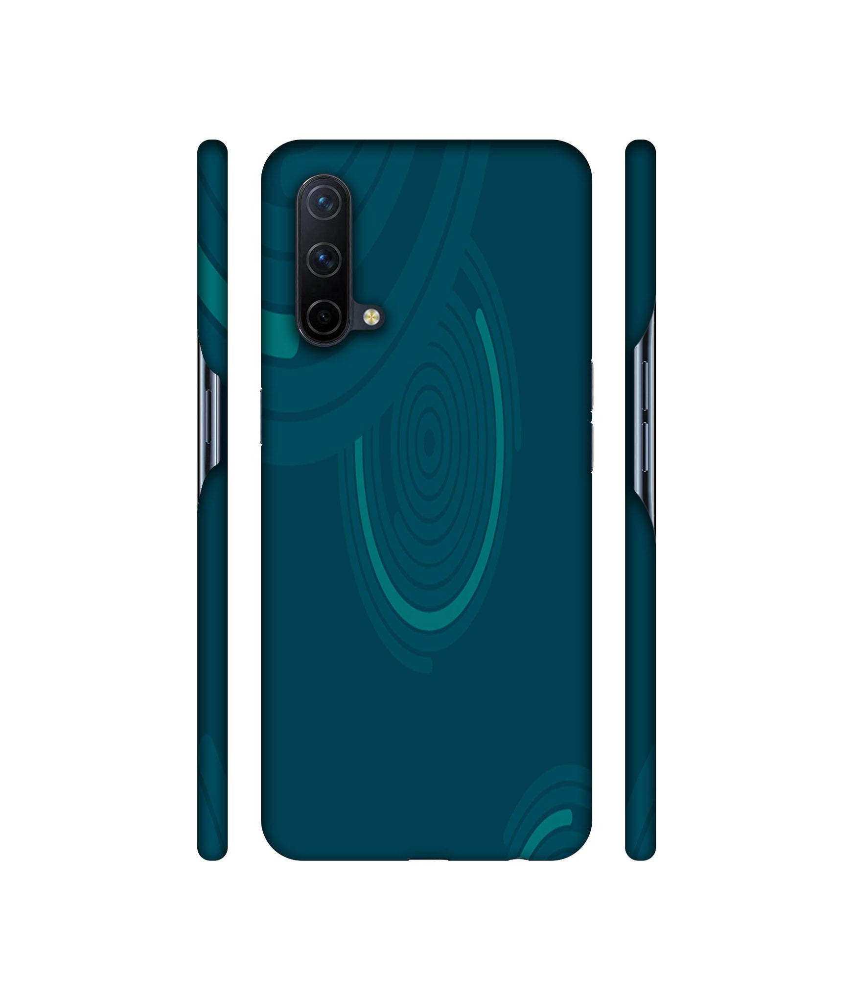 Round Texture Designer Hard Back Cover for OnePlus Nord CE 5G