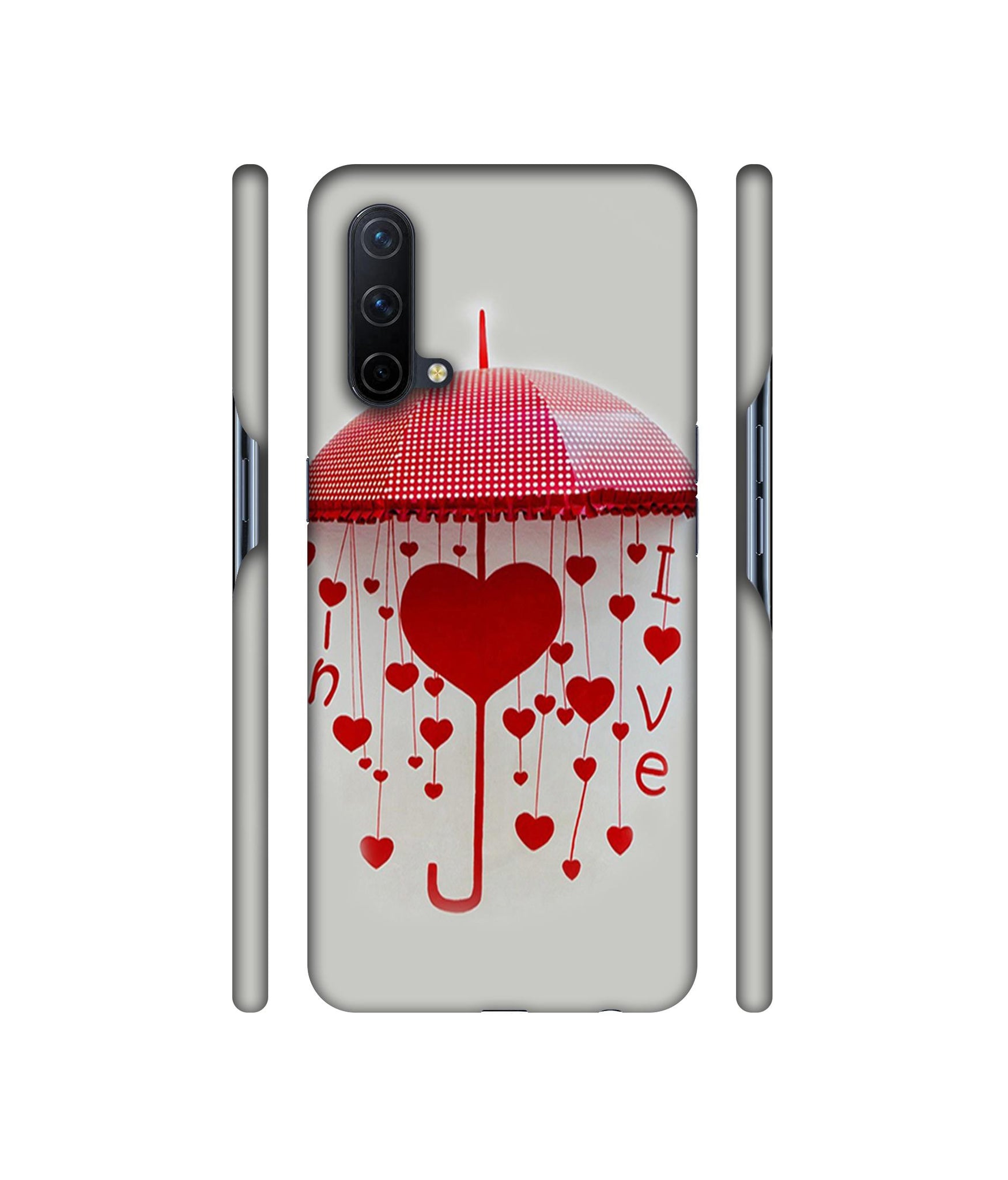Love Heart Designer Hard Back Cover for OnePlus Nord CE 5G