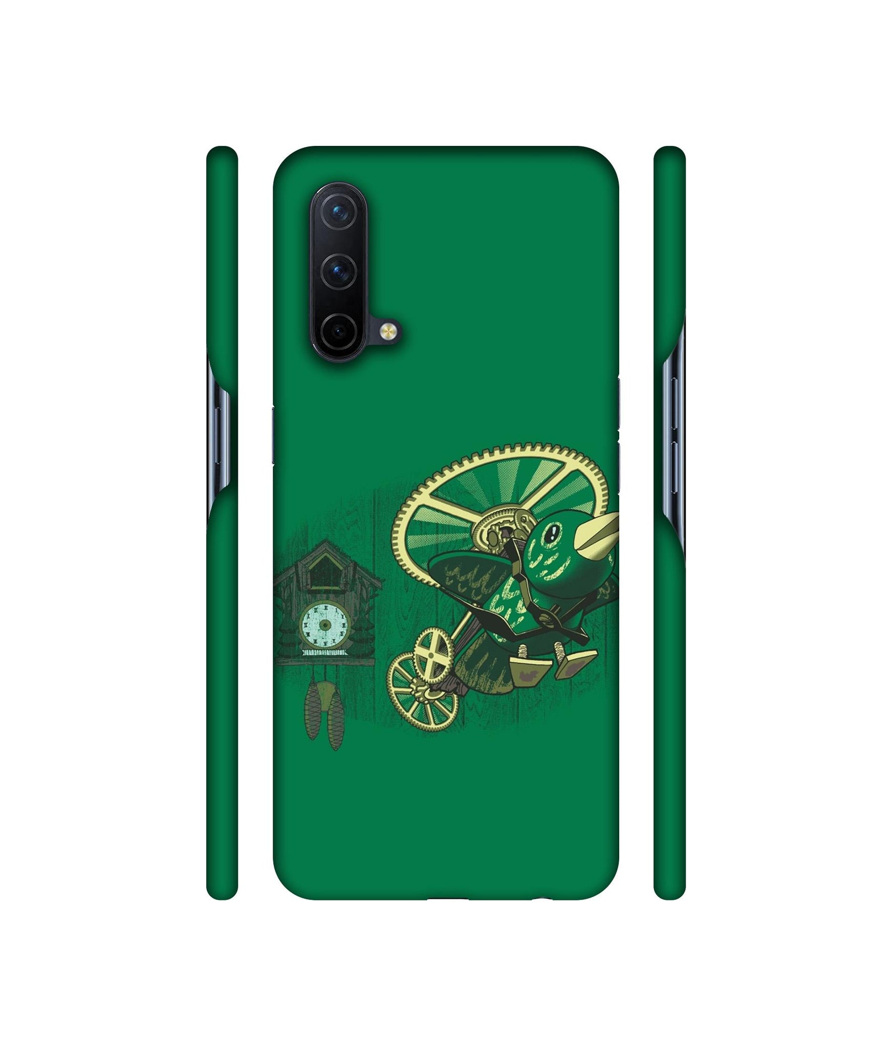 Clock Bird Designer Hard Back Cover for OnePlus Nord CE 5G
